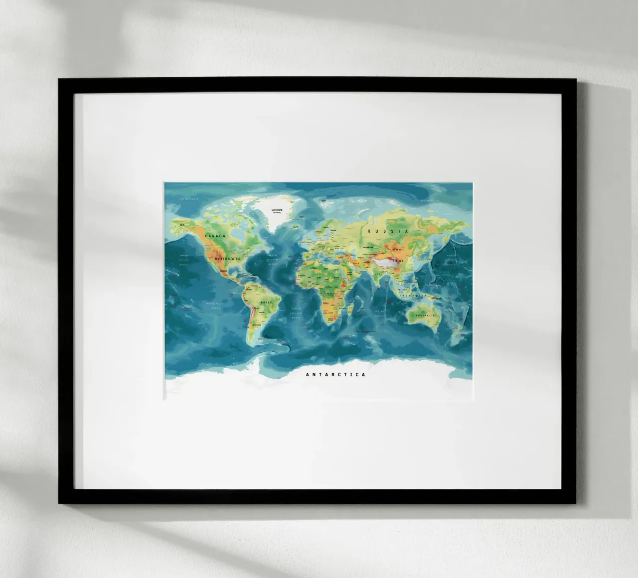 World Map poster by Aiden Garcia