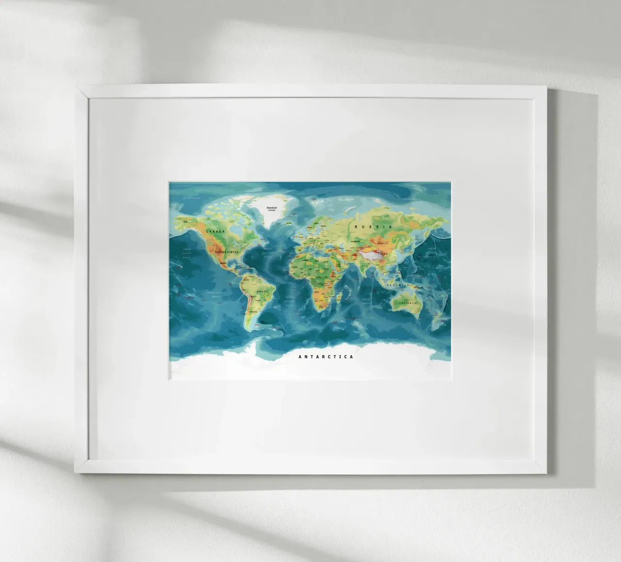 World Map poster by Aiden Garcia