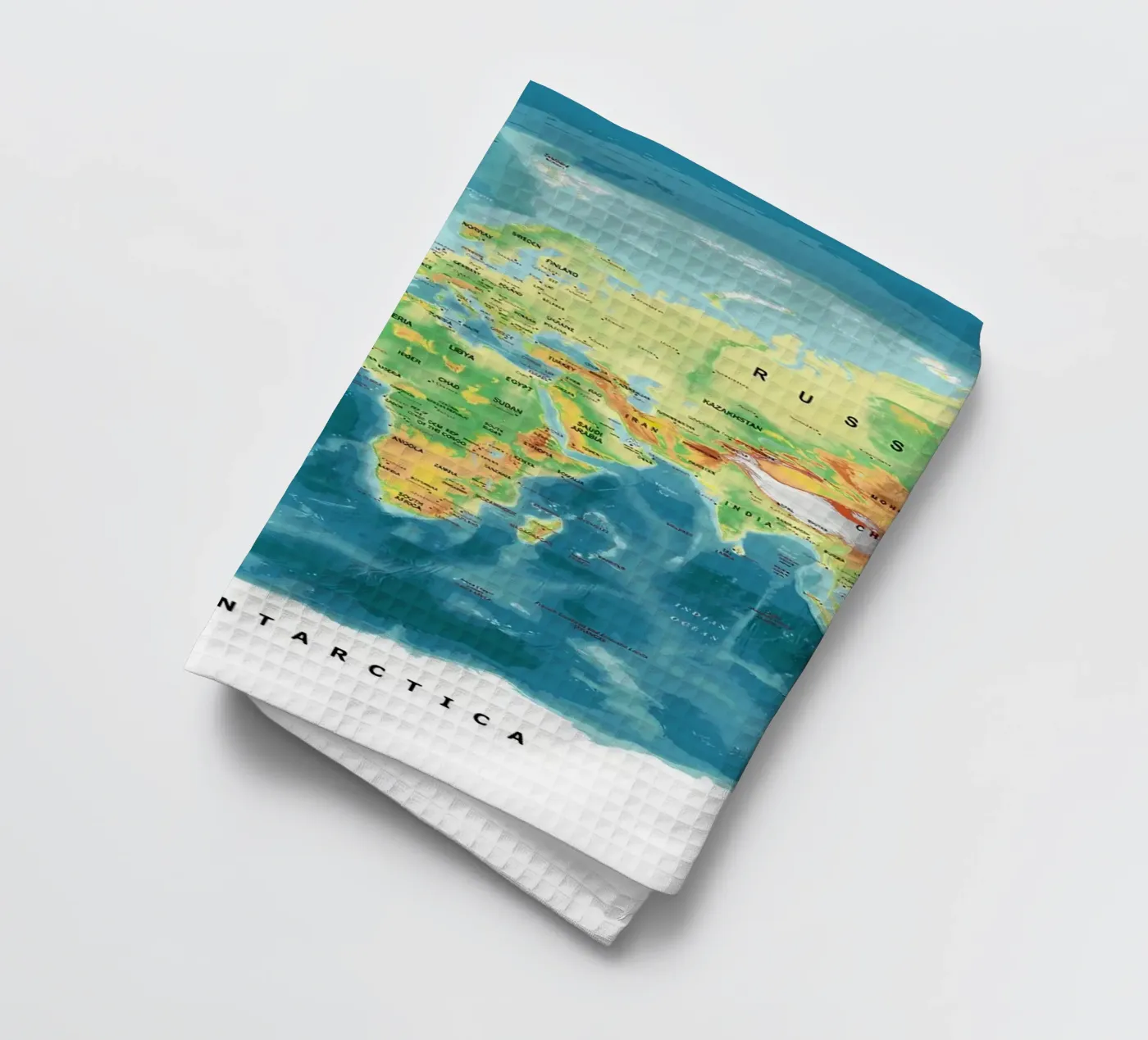 Carte du monde torchon de Aiden Garcia