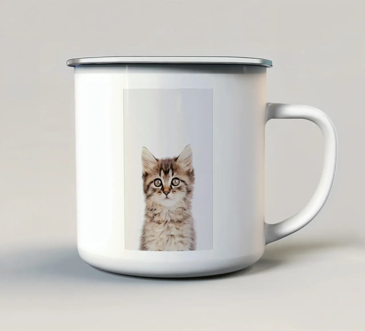 Kitten II tazza in smalto da Paws & Claws