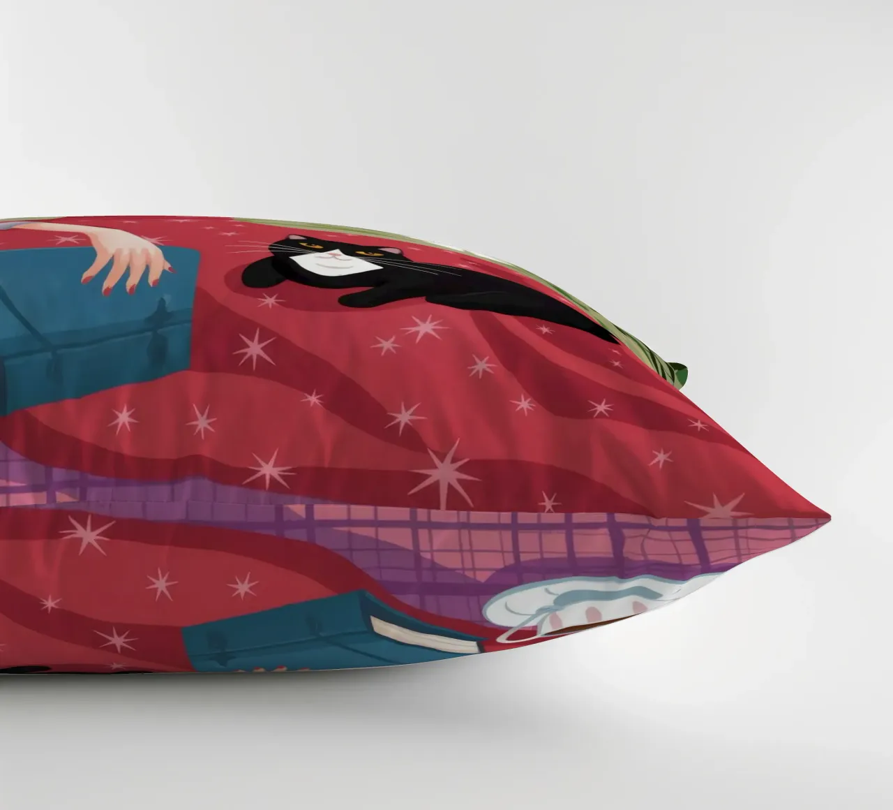 Escapade dans un jardin serein coussin de Lumina Vision