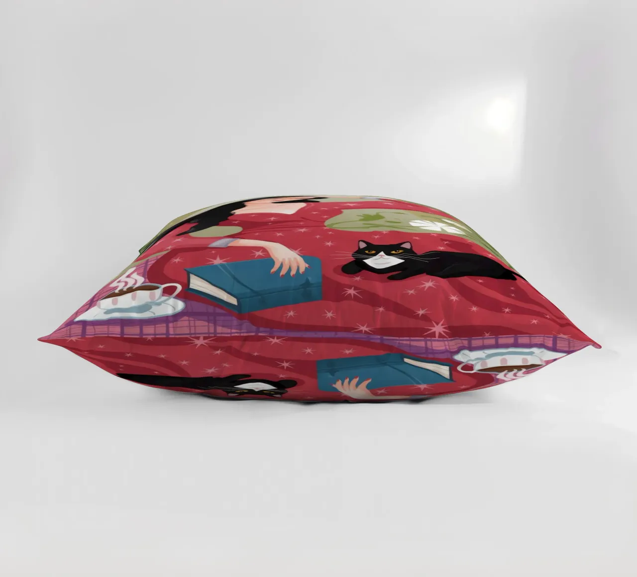 Escapade dans un jardin serein coussin de Lumina Vision