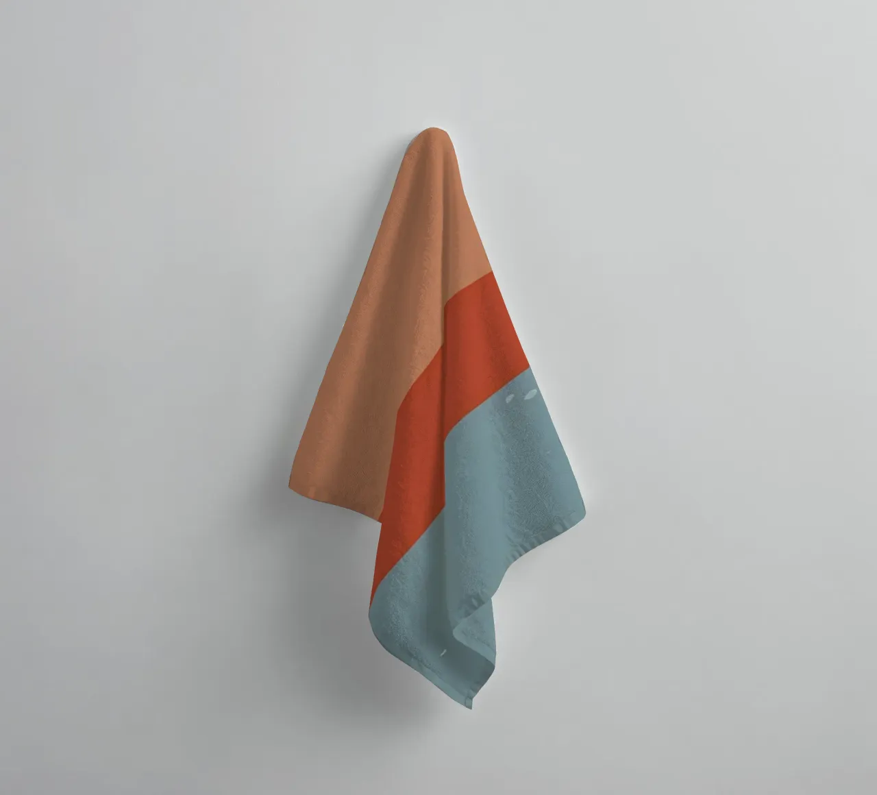 Sunrise river landscapes towel by Bartosz Powalka