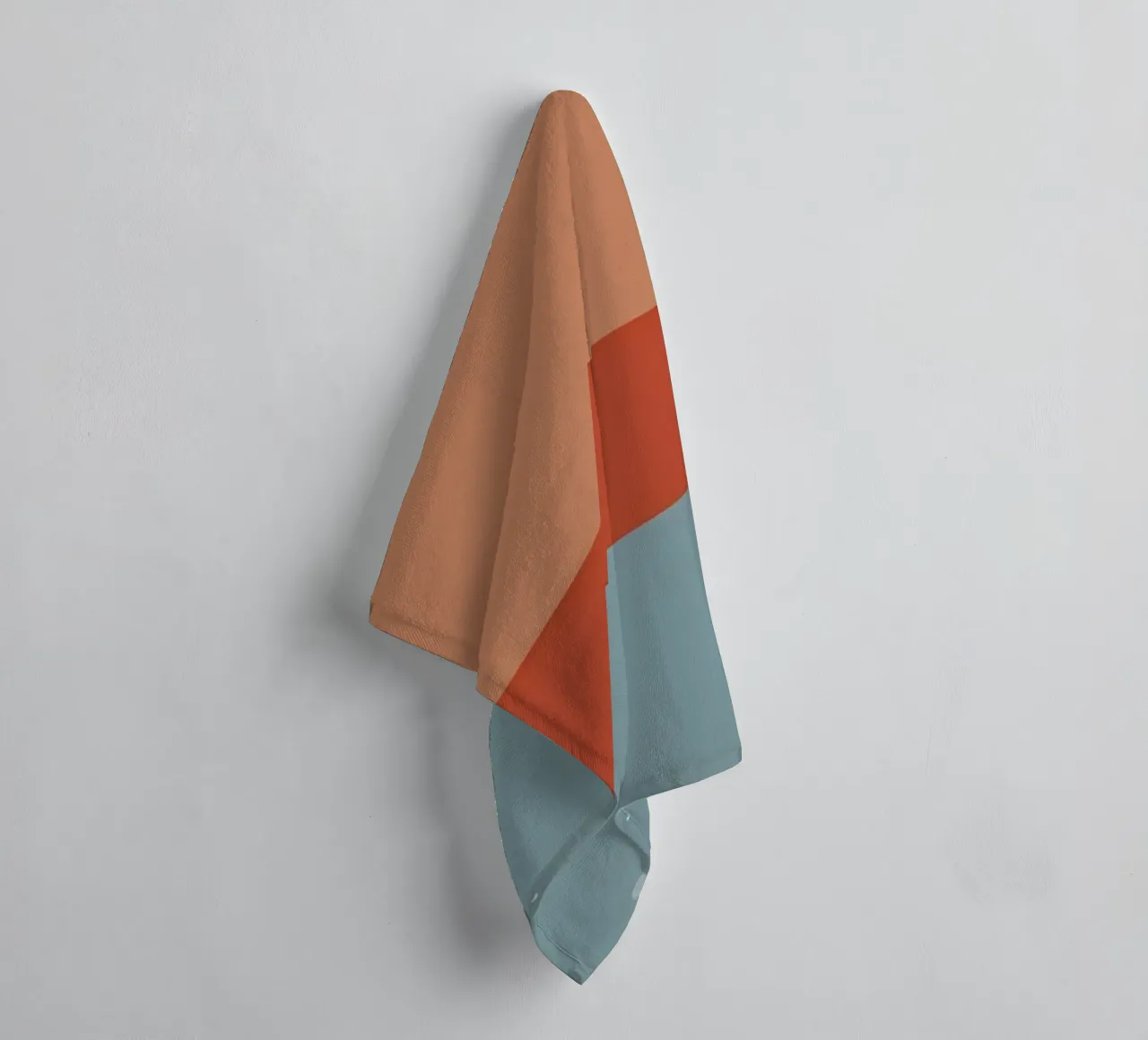 Sunrise river landscapes towel by Bartosz Powalka