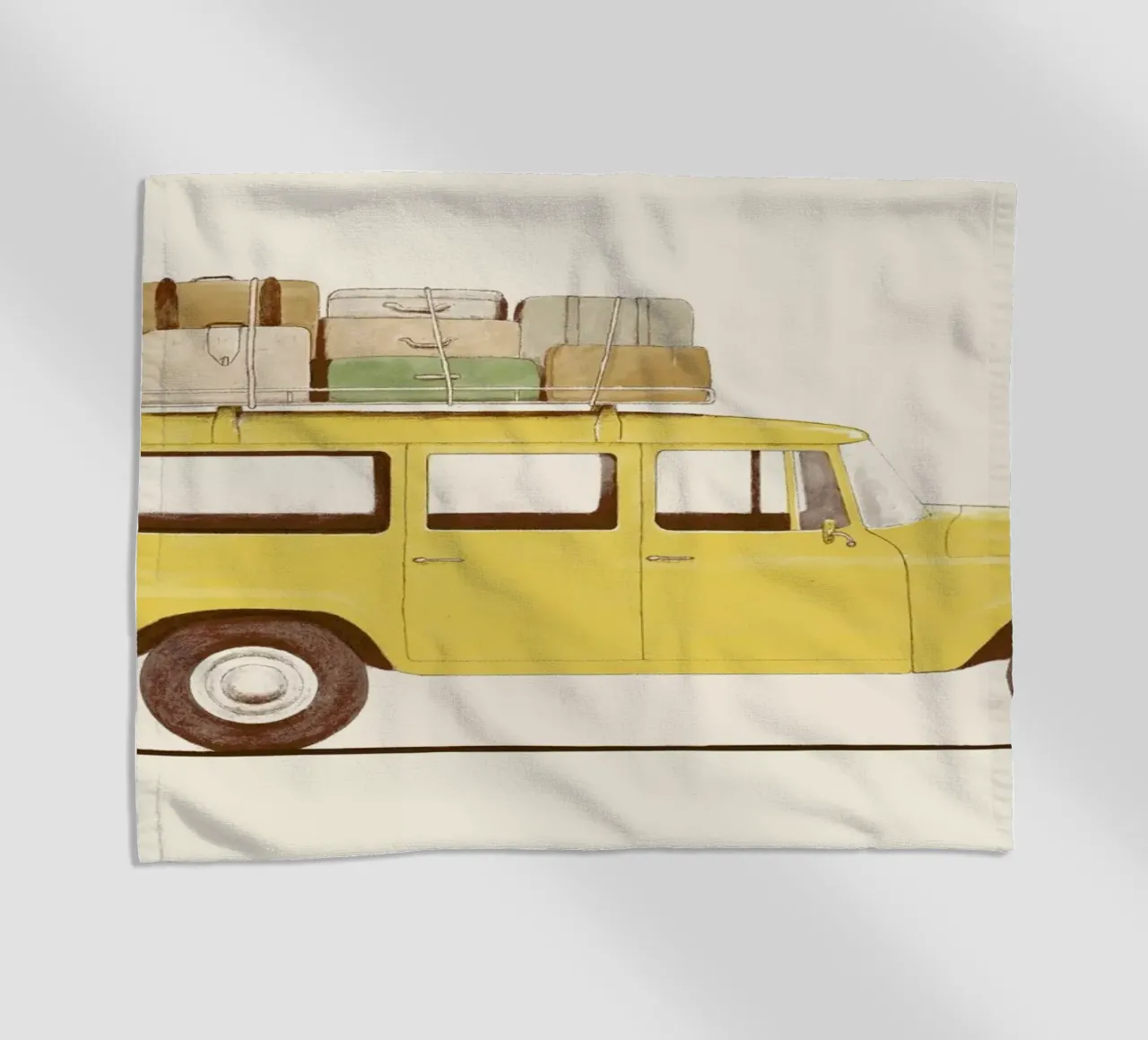 Summer Car Print telo mare da Florent Bodart