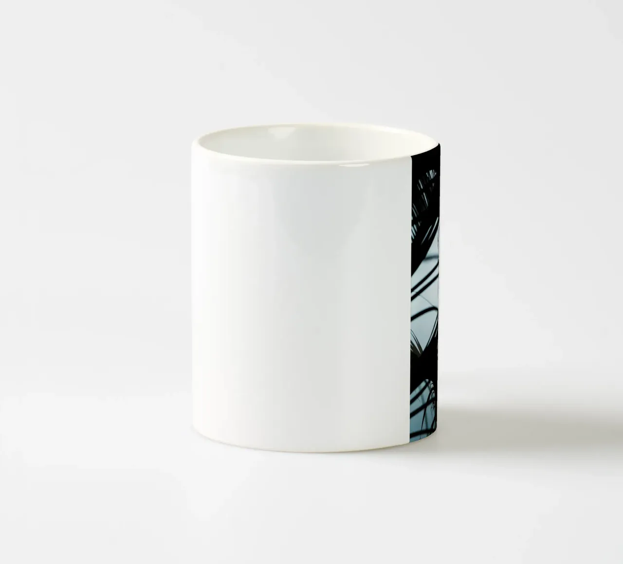 Palm tree leaves 1 ceramic mug by Matthew Katz