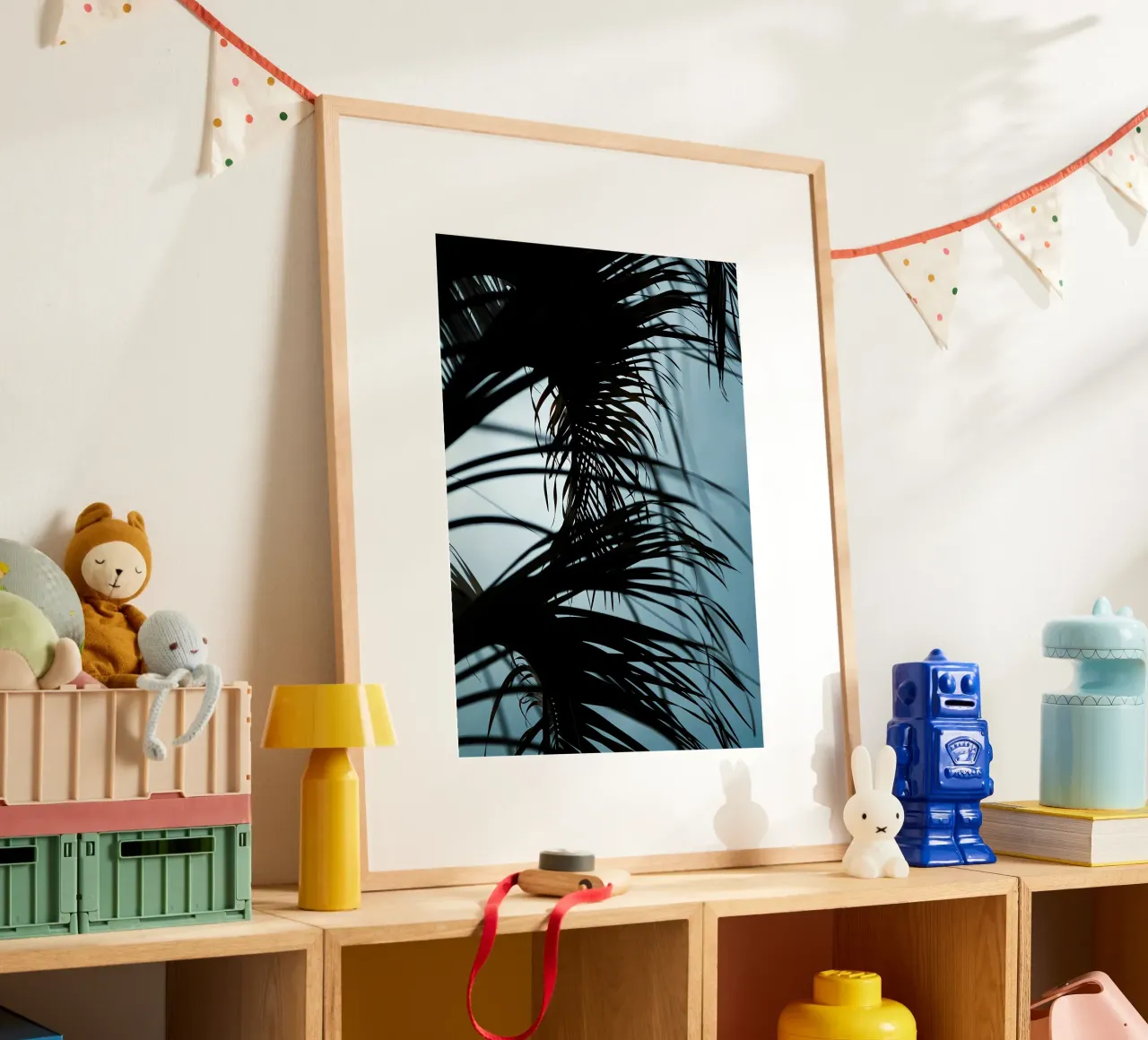 Palm tree leaves 1 hahnemühle by Matthew Katz
