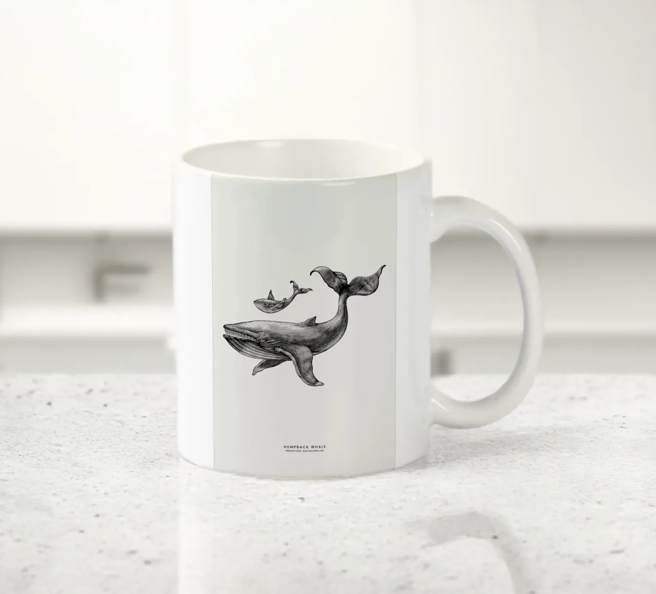 Humpback Whale tazza in ceramica da Flora & Fauna