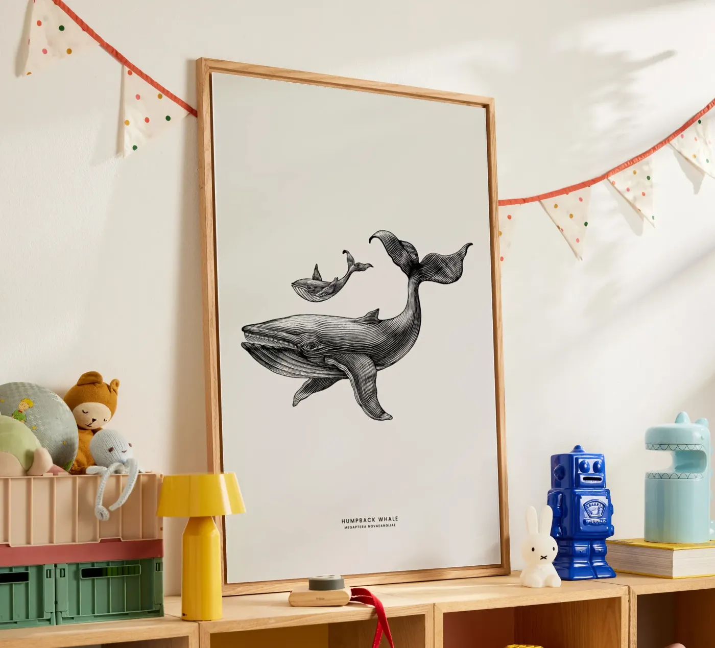 Humpback Whale acrylic glass by Flora & Fauna