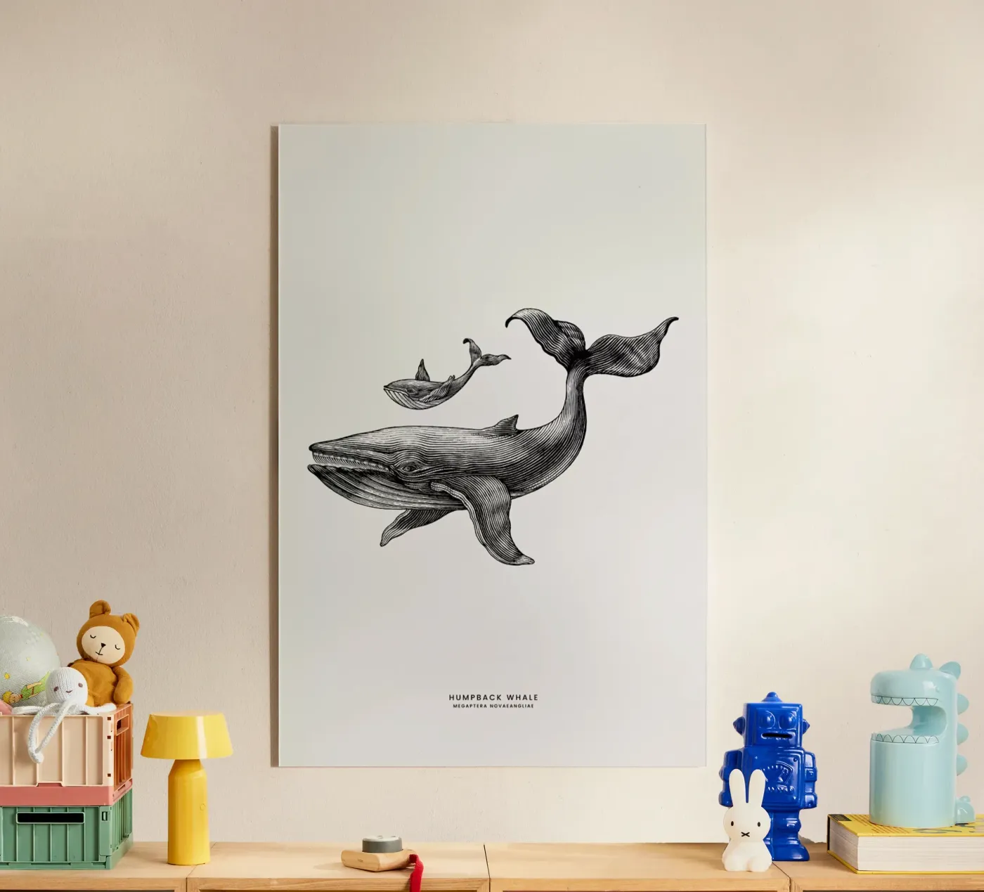 Humpback Whale acrylic glass by Flora & Fauna