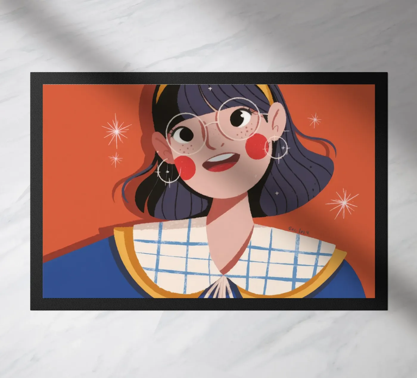 Fascino retrò chic zerbino da Lumina Vision