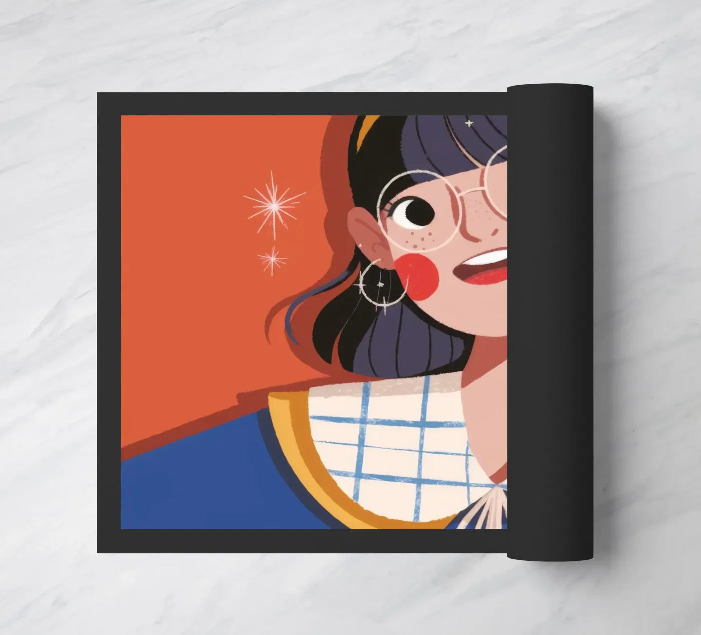 Fascino retrò chic zerbino da Lumina Vision