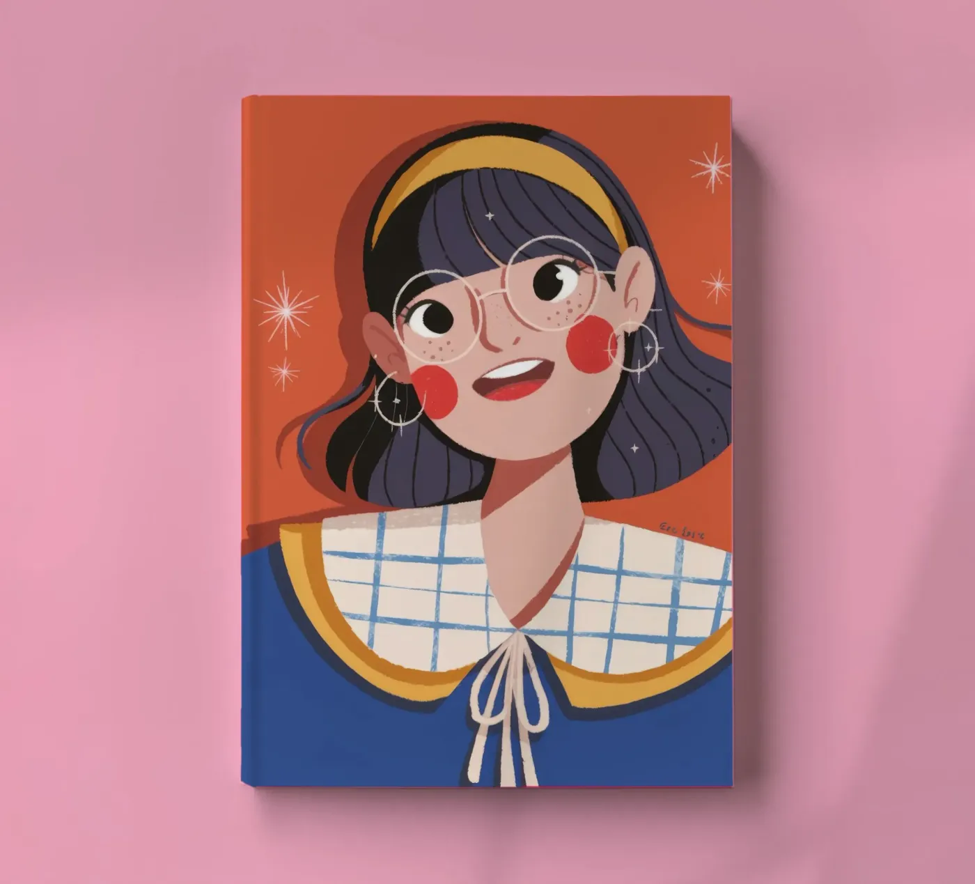 Retro Chic Charm notebook by Lumina Vision