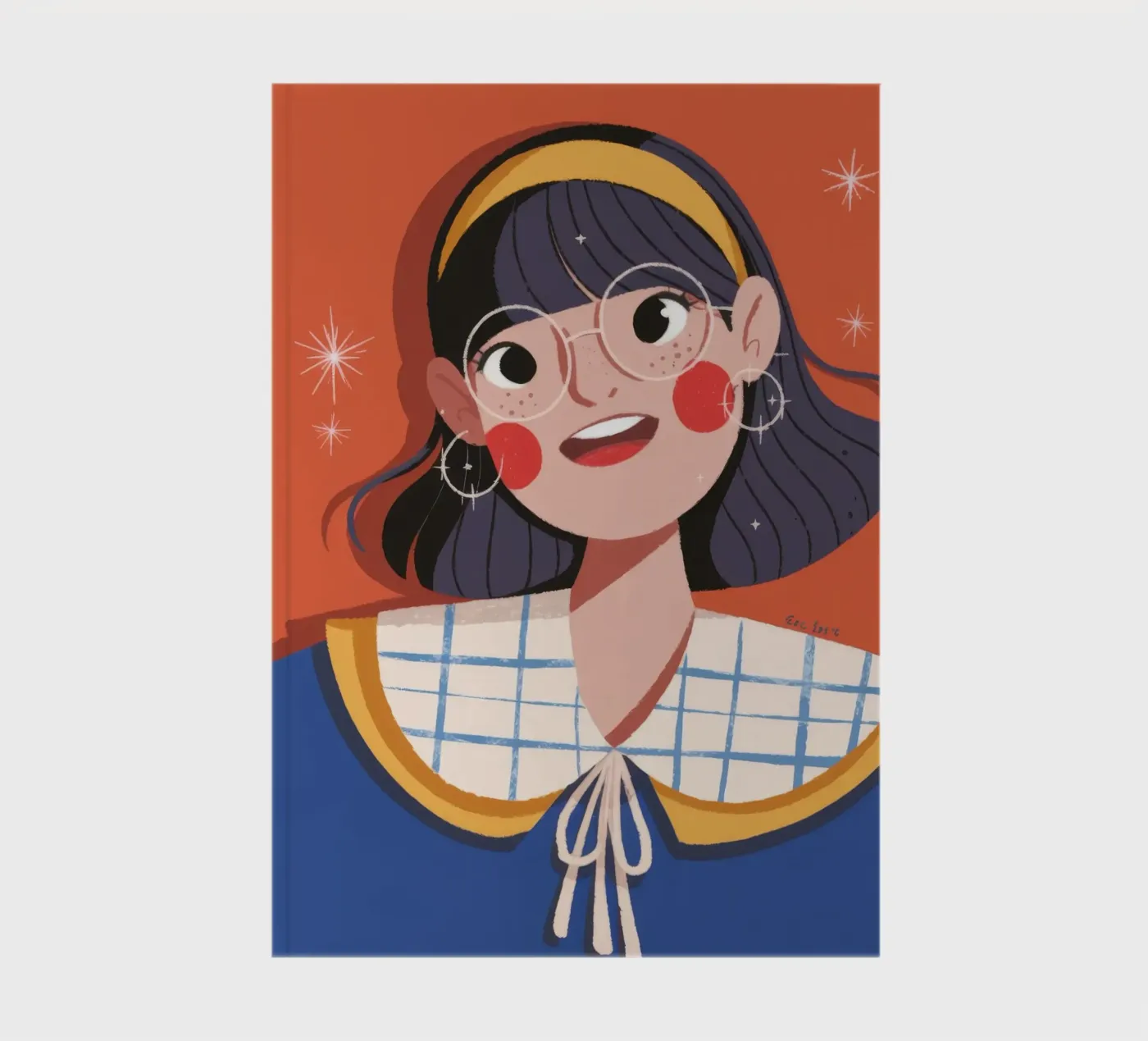 Retro Chic Charm notebook by Lumina Vision