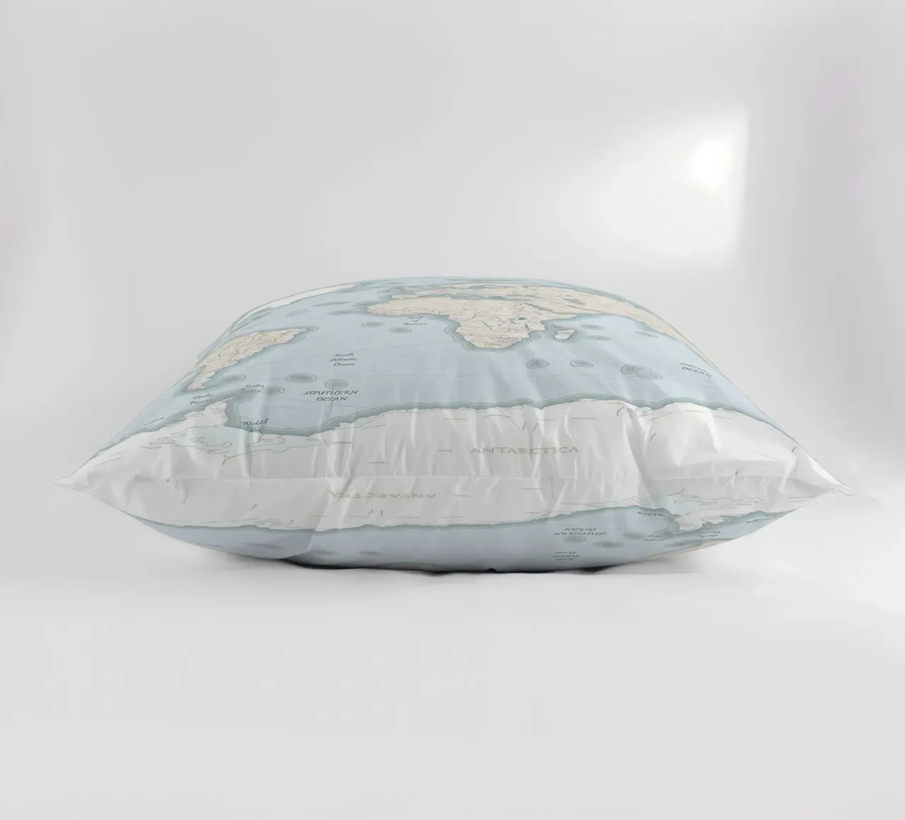 World Map Print decorative cushion by Aiden Garcia
