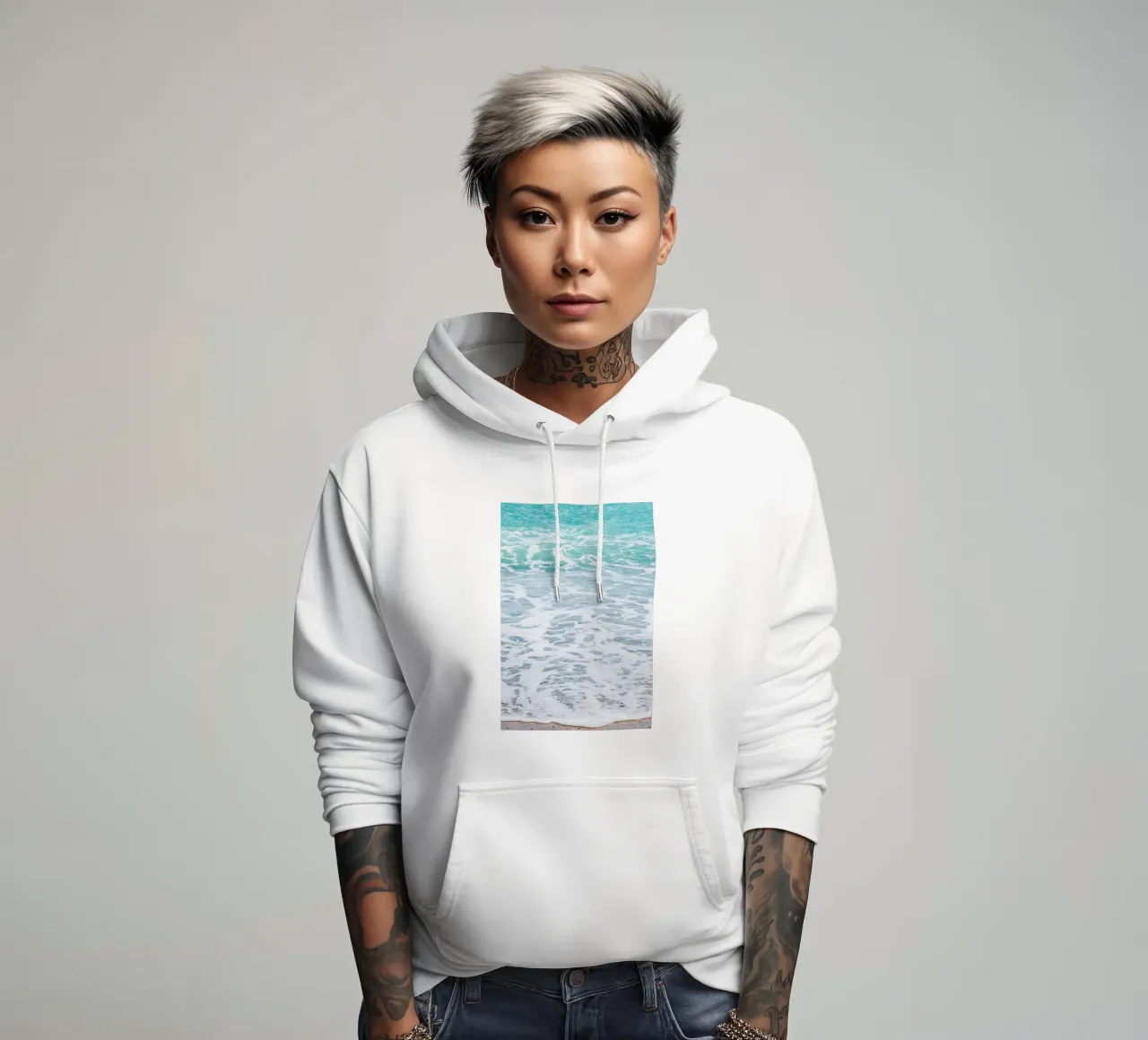 Waves hoodie by Magdalena Martin Photography