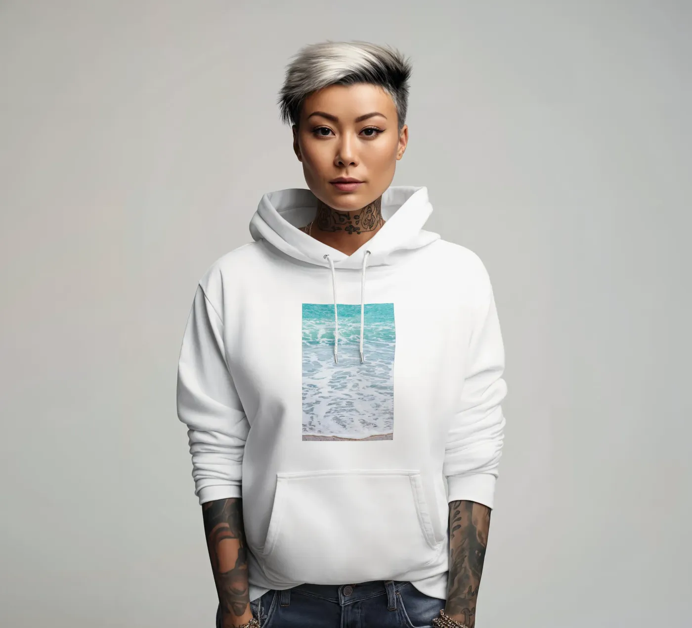 Waves hoodie by Magdalena Martin Photography
