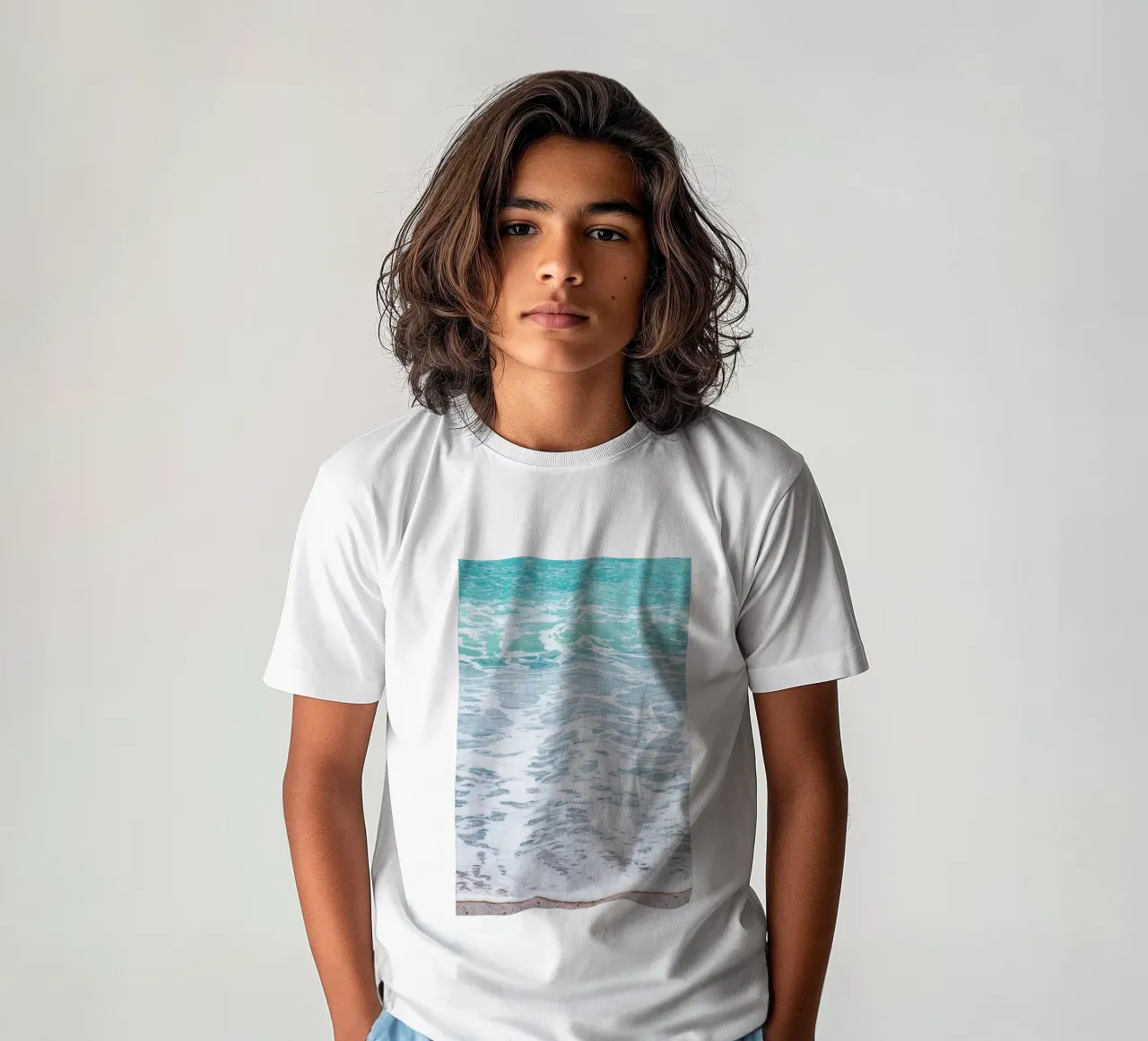 Waves t-shirt bambini da Magdalena Martin Photography