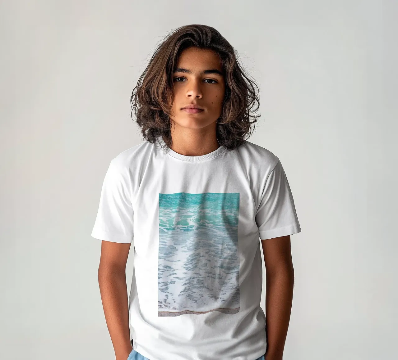 Waves t-shirt bambini da Magdalena Martin Photography