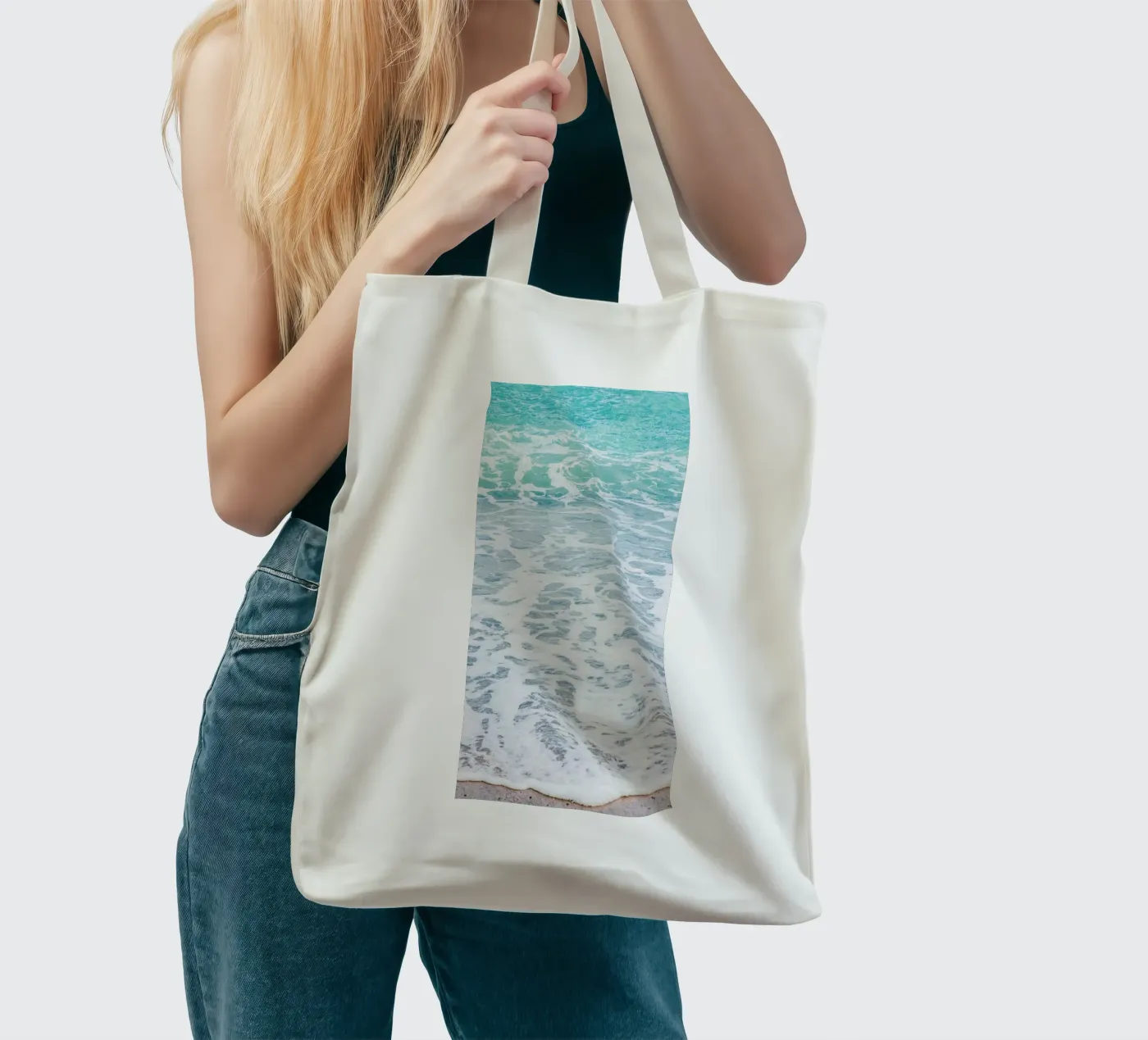 Waves tote bag by Magdalena Martin Photography