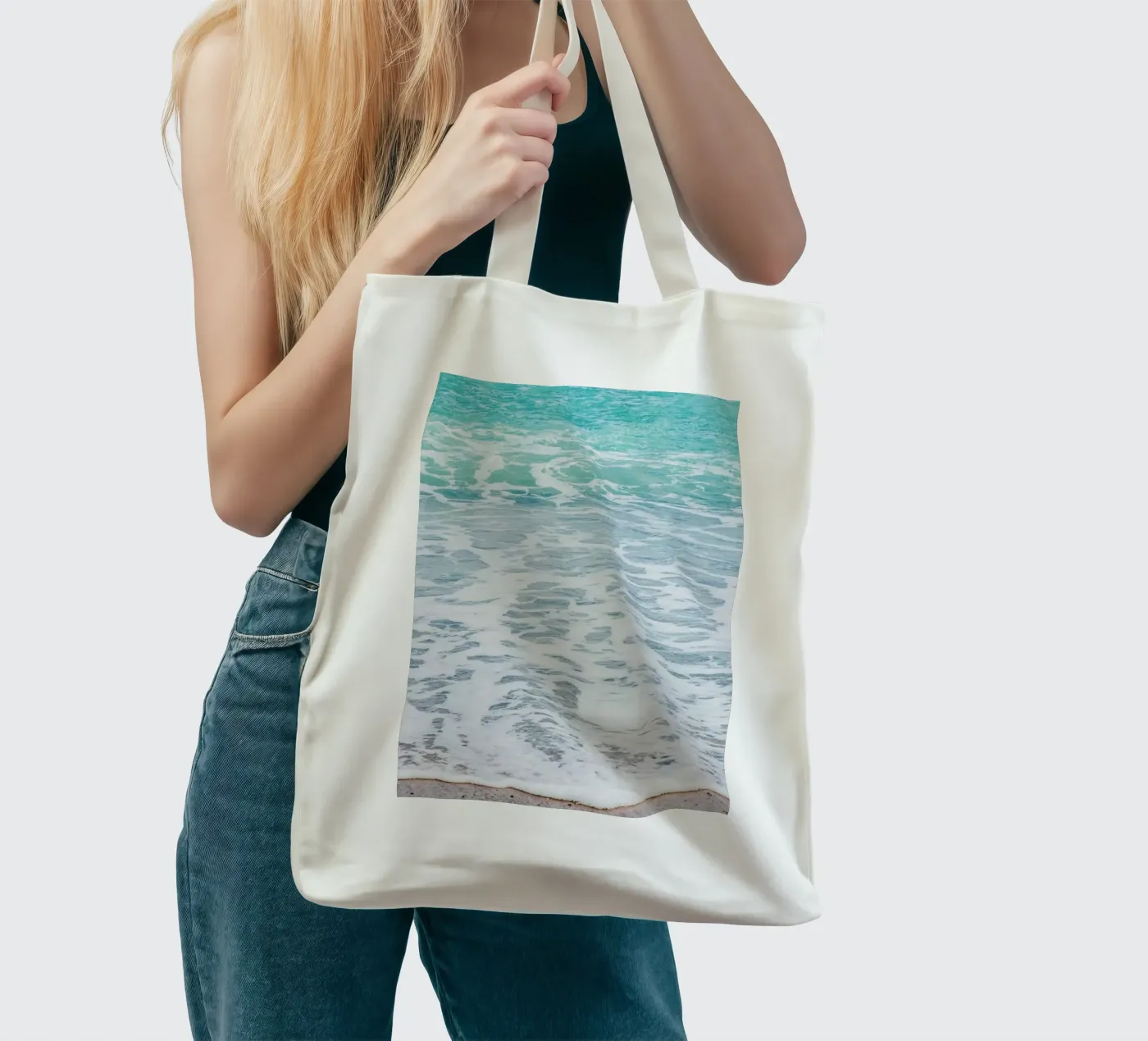 Waves tote bag by Magdalena Martin Photography