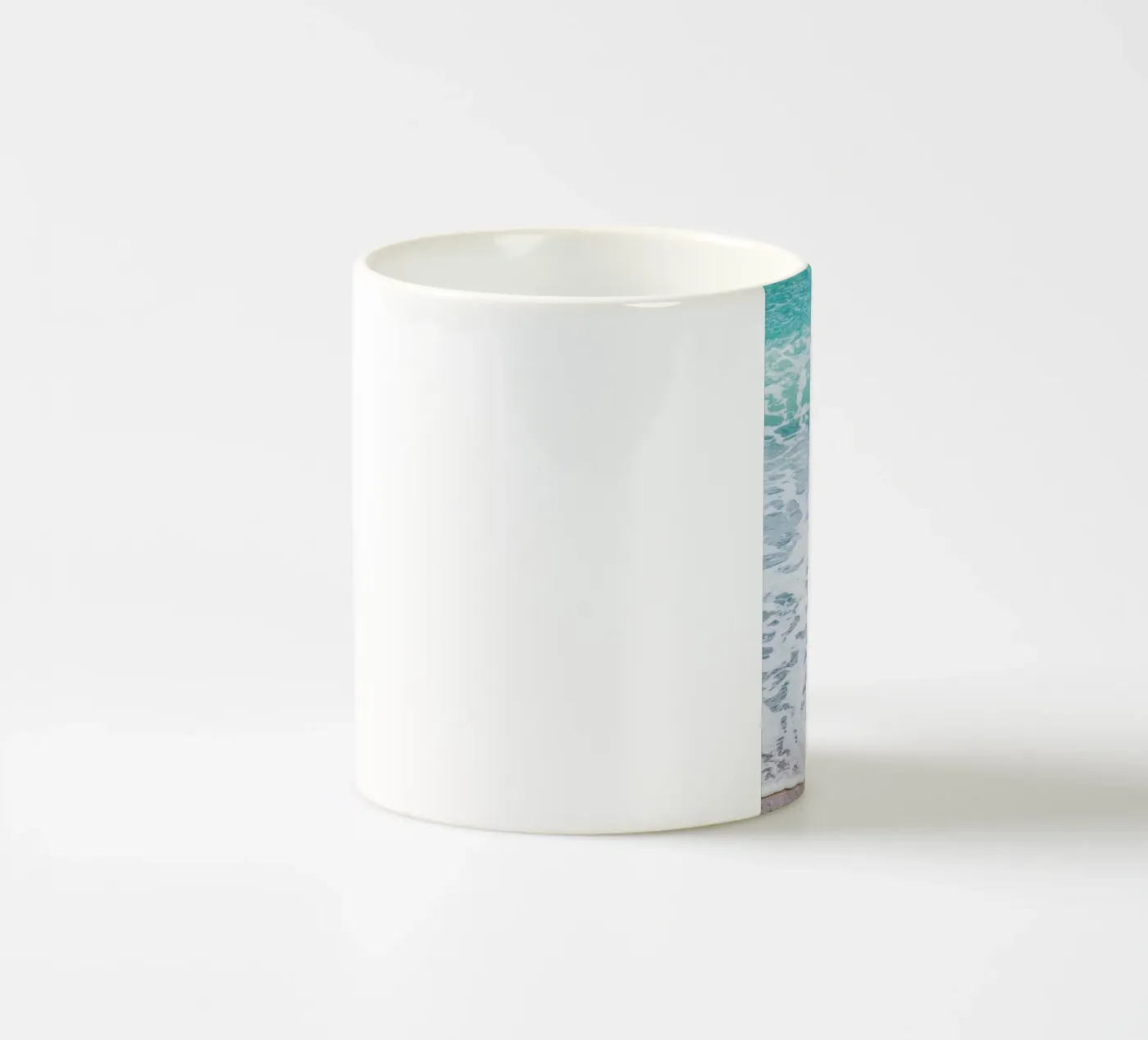Waves ceramic mug by Magdalena Martin Photography