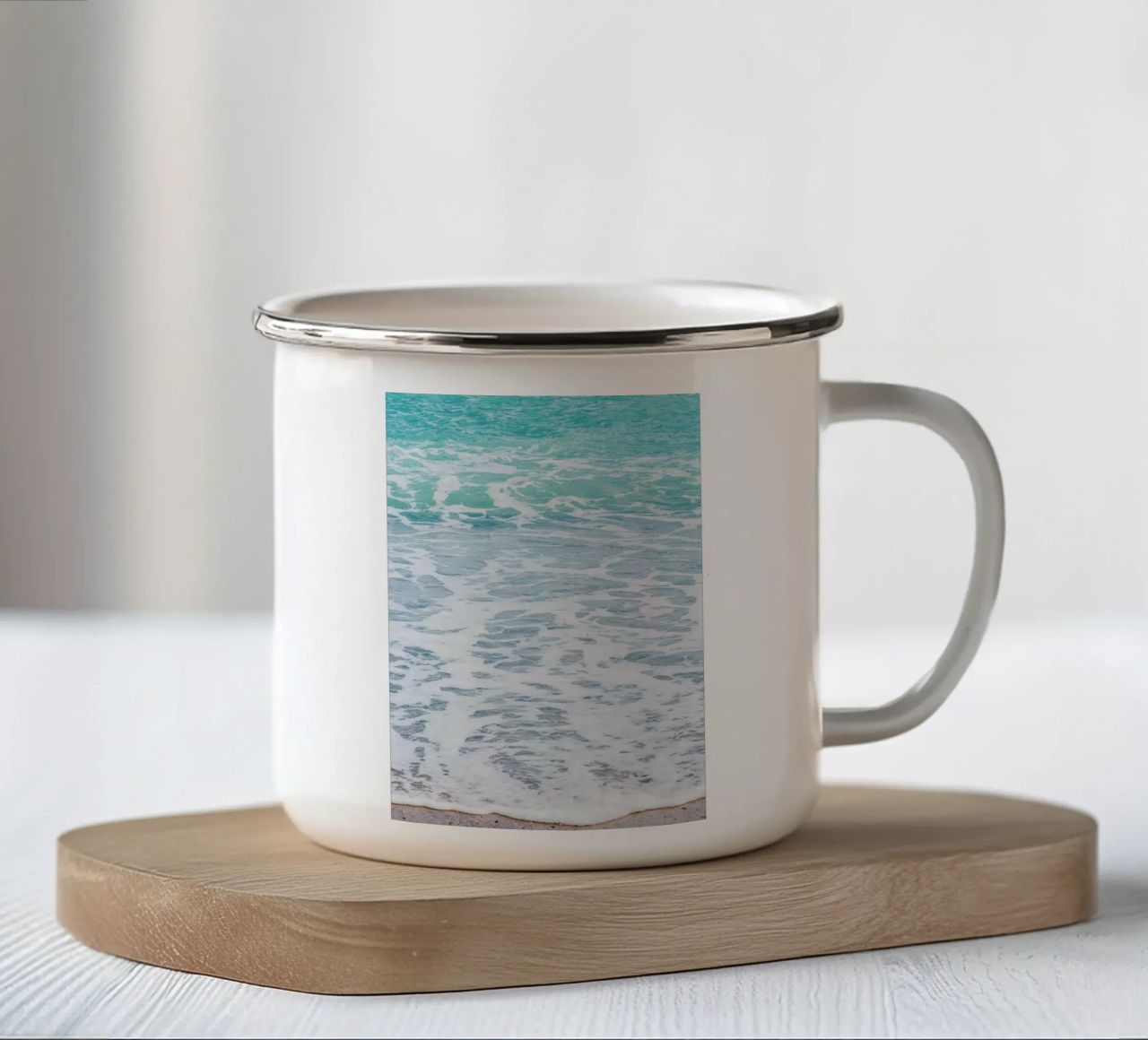 Waves tazza in smalto da Magdalena Martin Photography