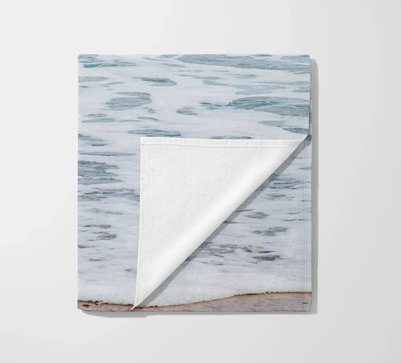 Waves beach towel by Magdalena Martin Photography