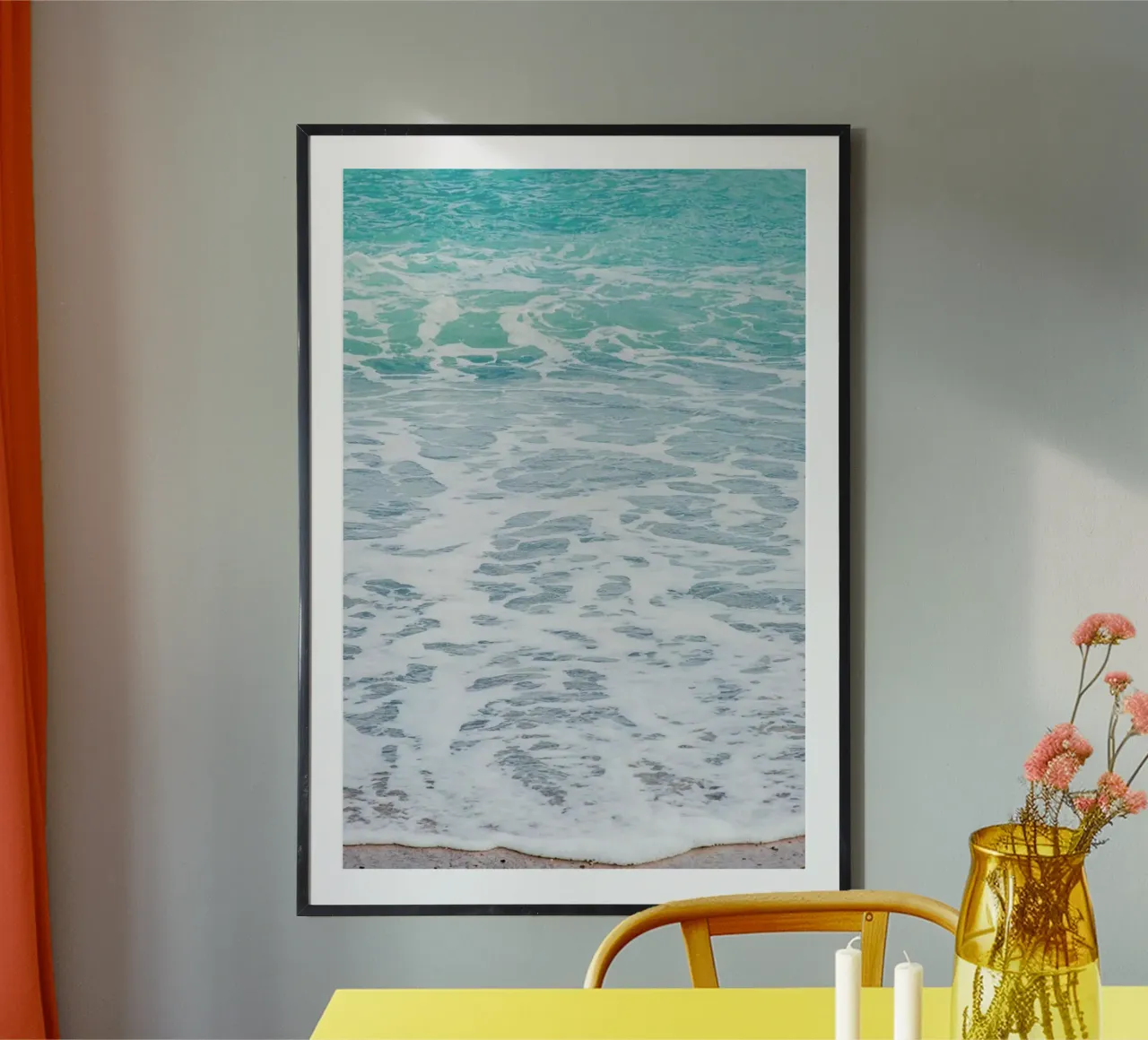Waves poster con telaio in plastica da Magdalena Martin Photography