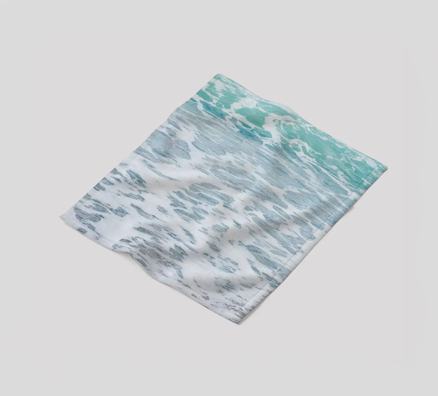 Waves fleece blanket by Magdalena Martin Photography