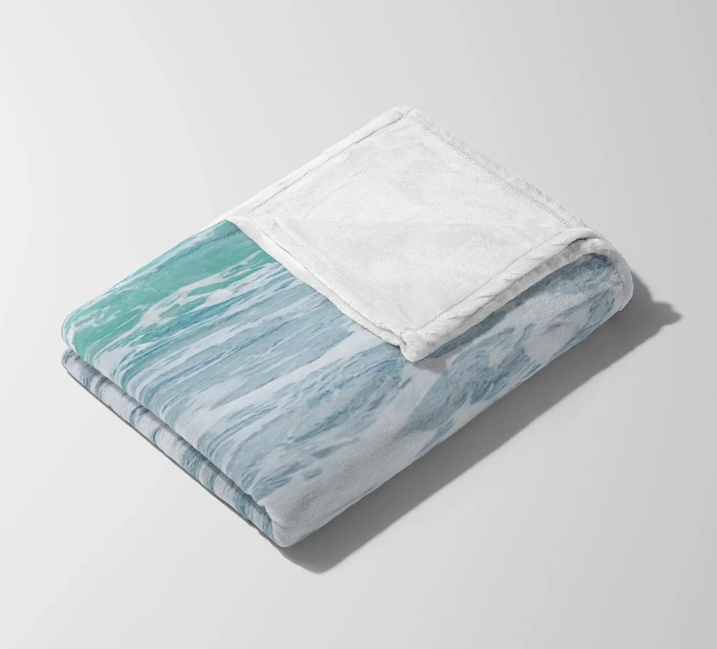 Waves fleece blanket by Magdalena Martin Photography