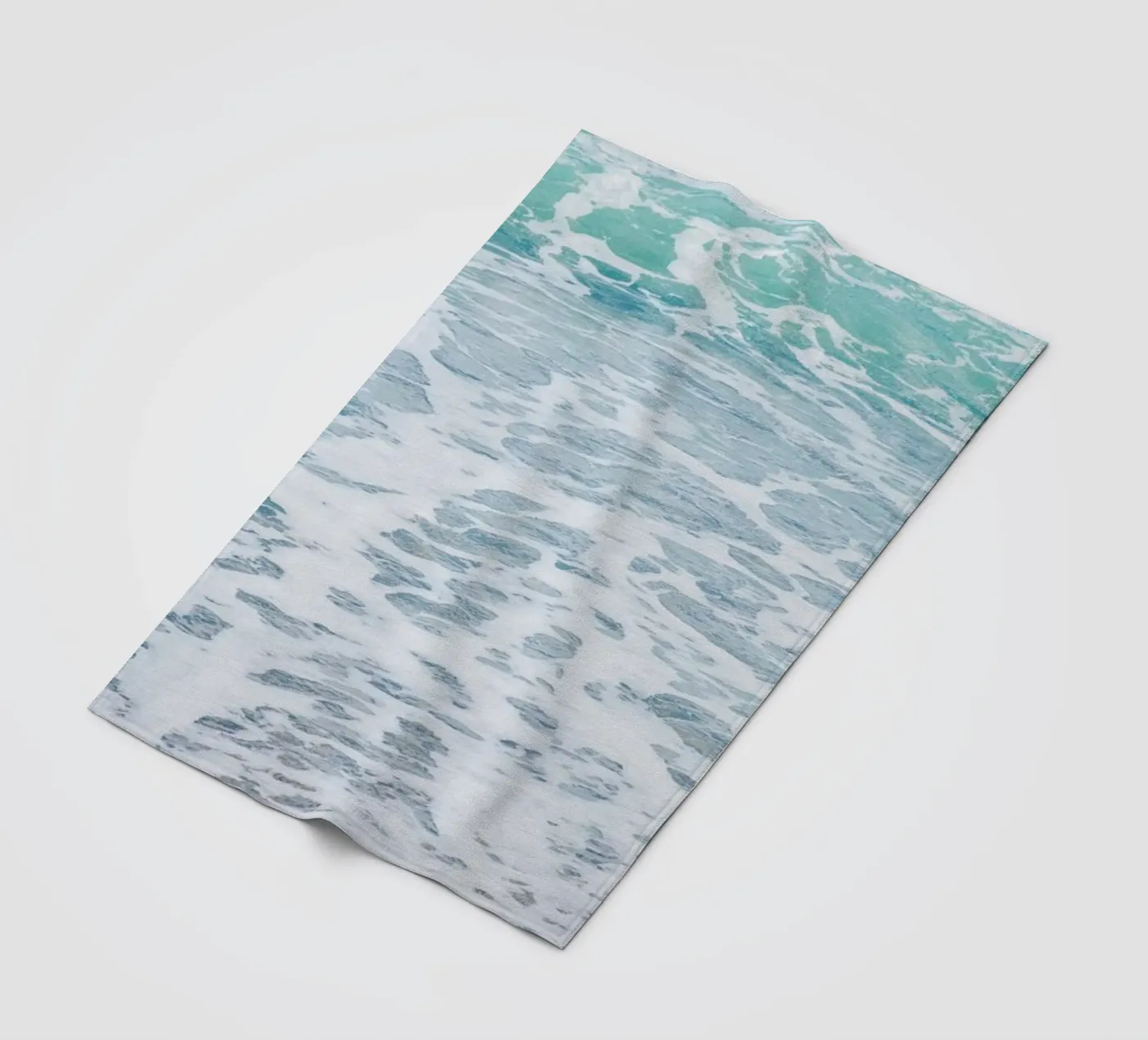Waves fleece blanket by Magdalena Martin Photography