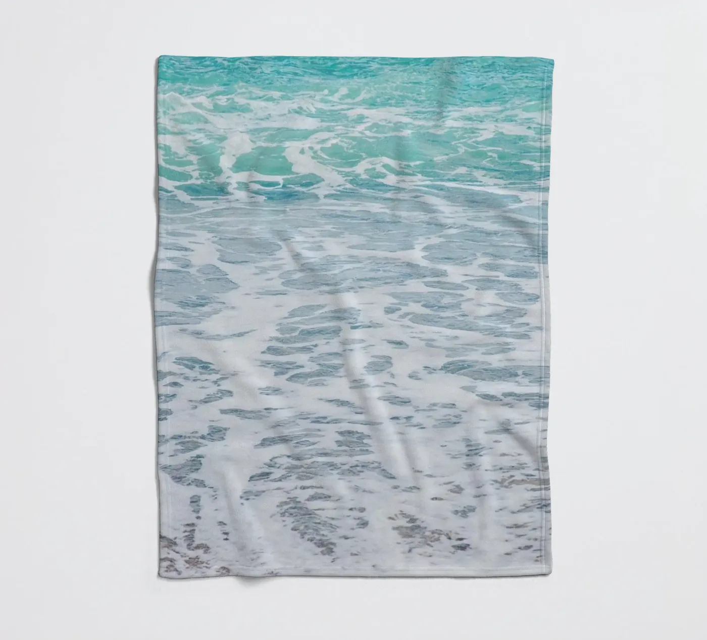 Waves fleece blanket by Magdalena Martin Photography