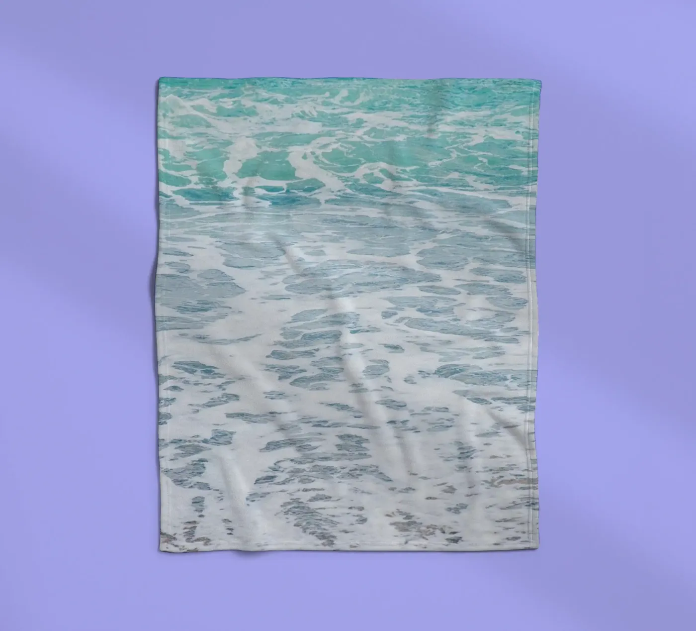 Waves fleece blanket by Magdalena Martin Photography