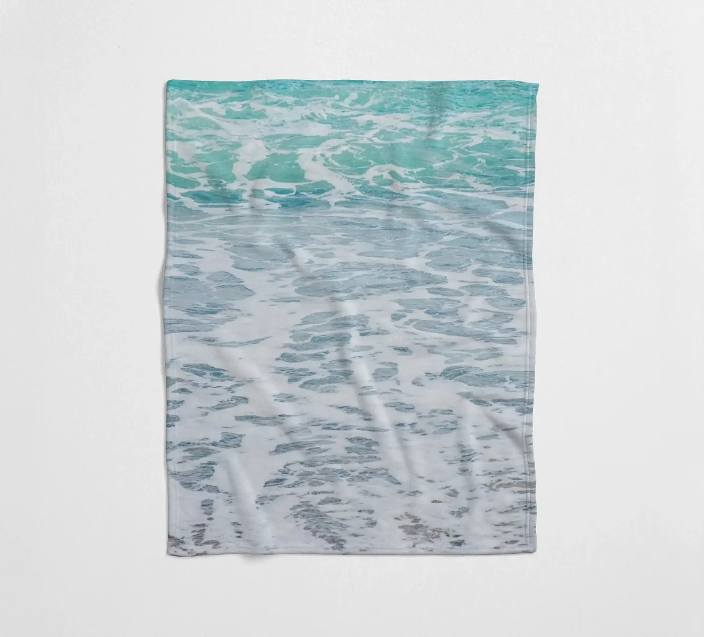 Waves fleece blanket by Magdalena Martin Photography