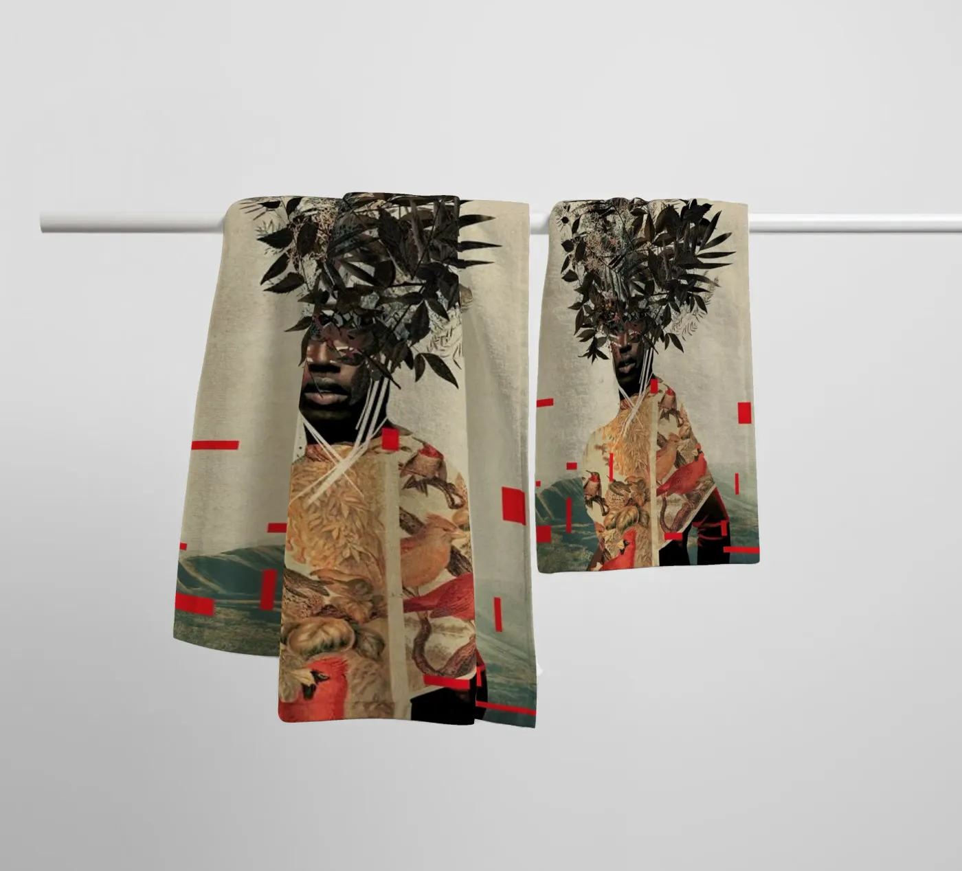 Perseverance towel by Frank Moth