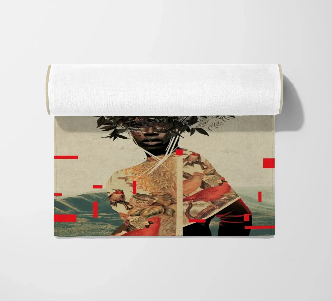 Perseverance beach towel by Frank Moth