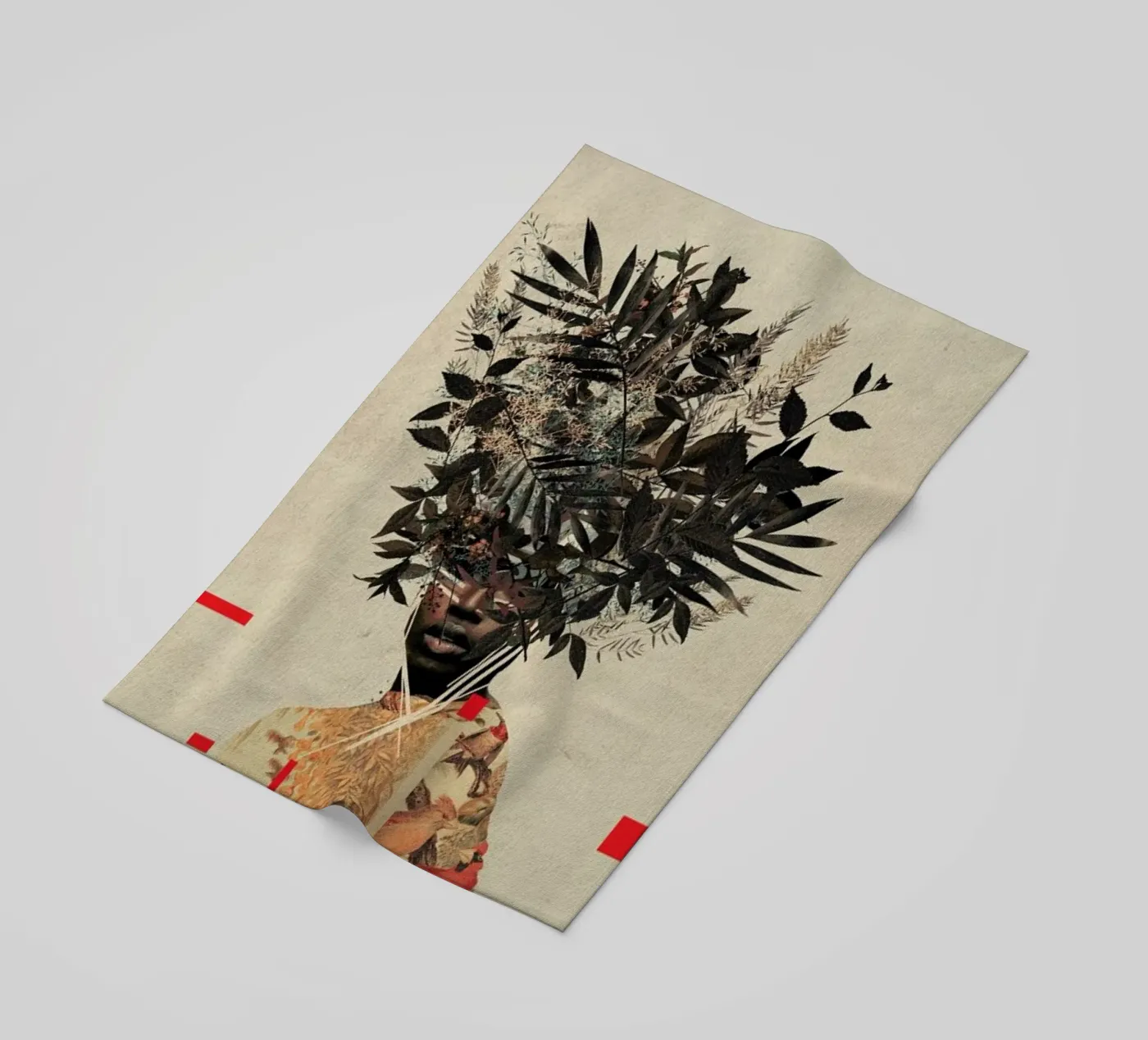 Perseverance beach towel by Frank Moth