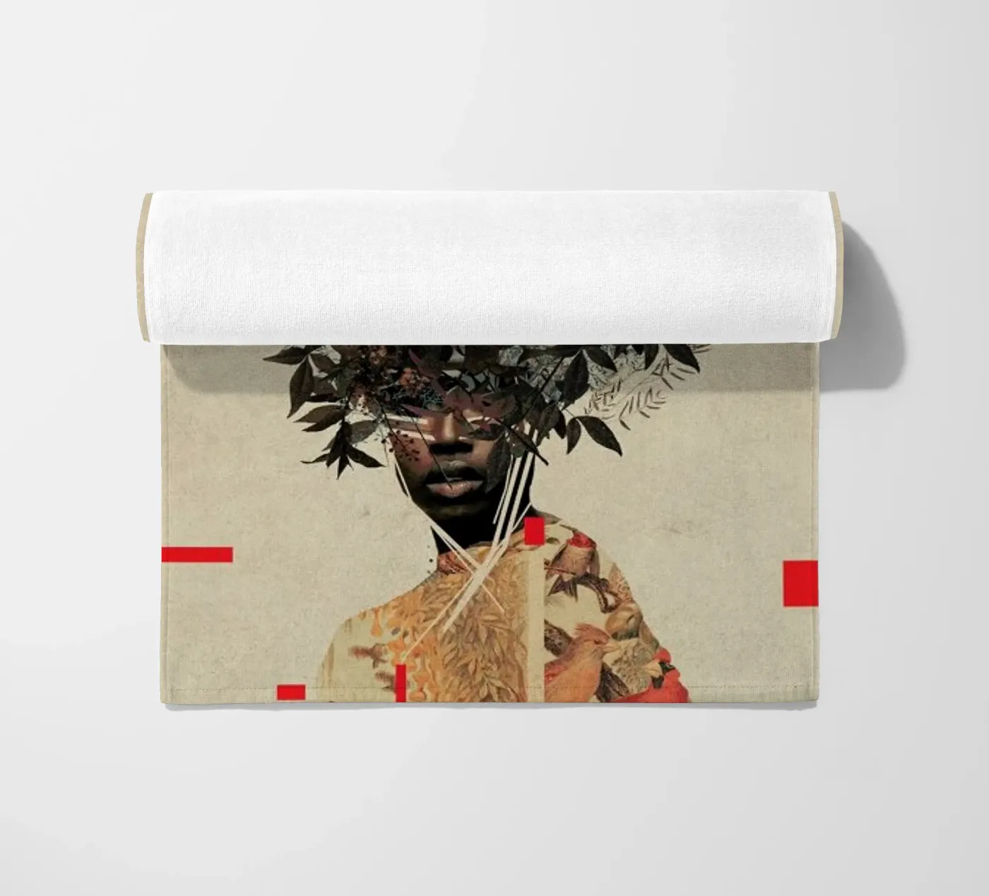 Perseverance beach towel by Frank Moth