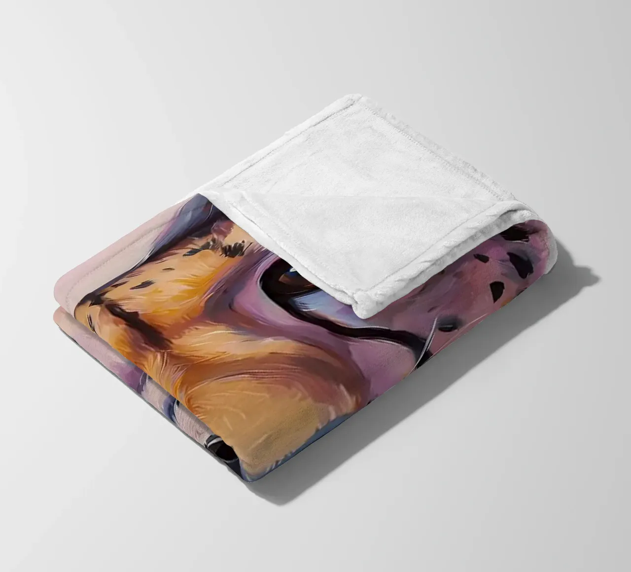 Ghepardo con carta igienica coperta in pile da Adrian Patel