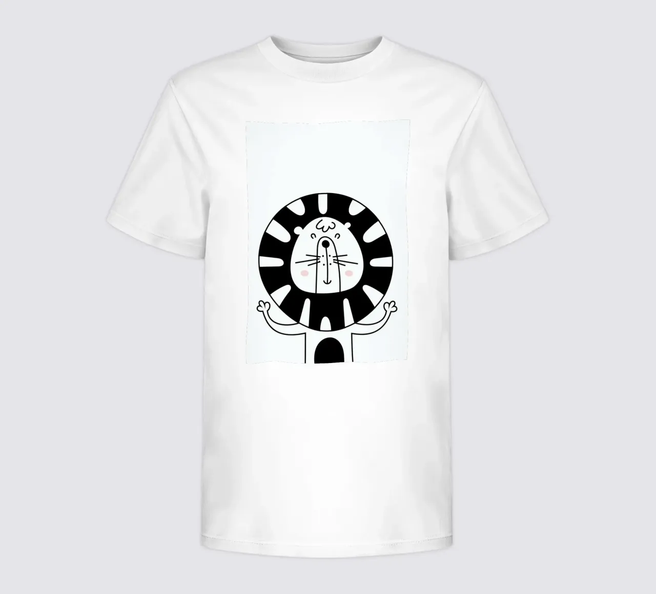 Happy Lion camiseta para niños de Little Flourishes