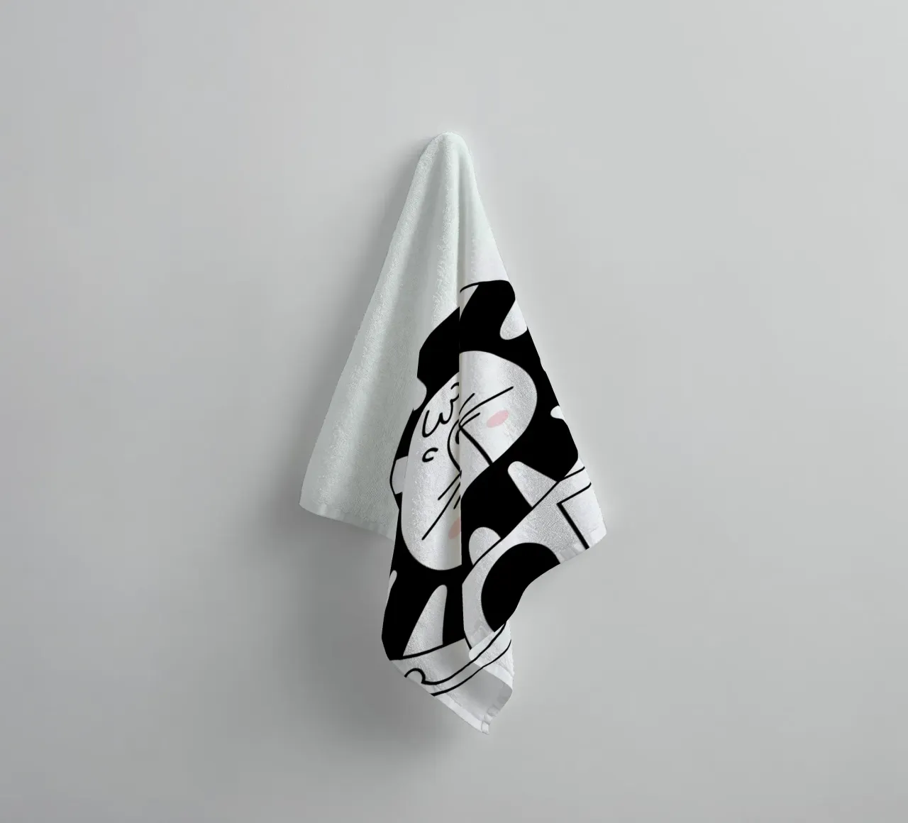 Happy Lion asciugamano da bagno da Little Flourishes