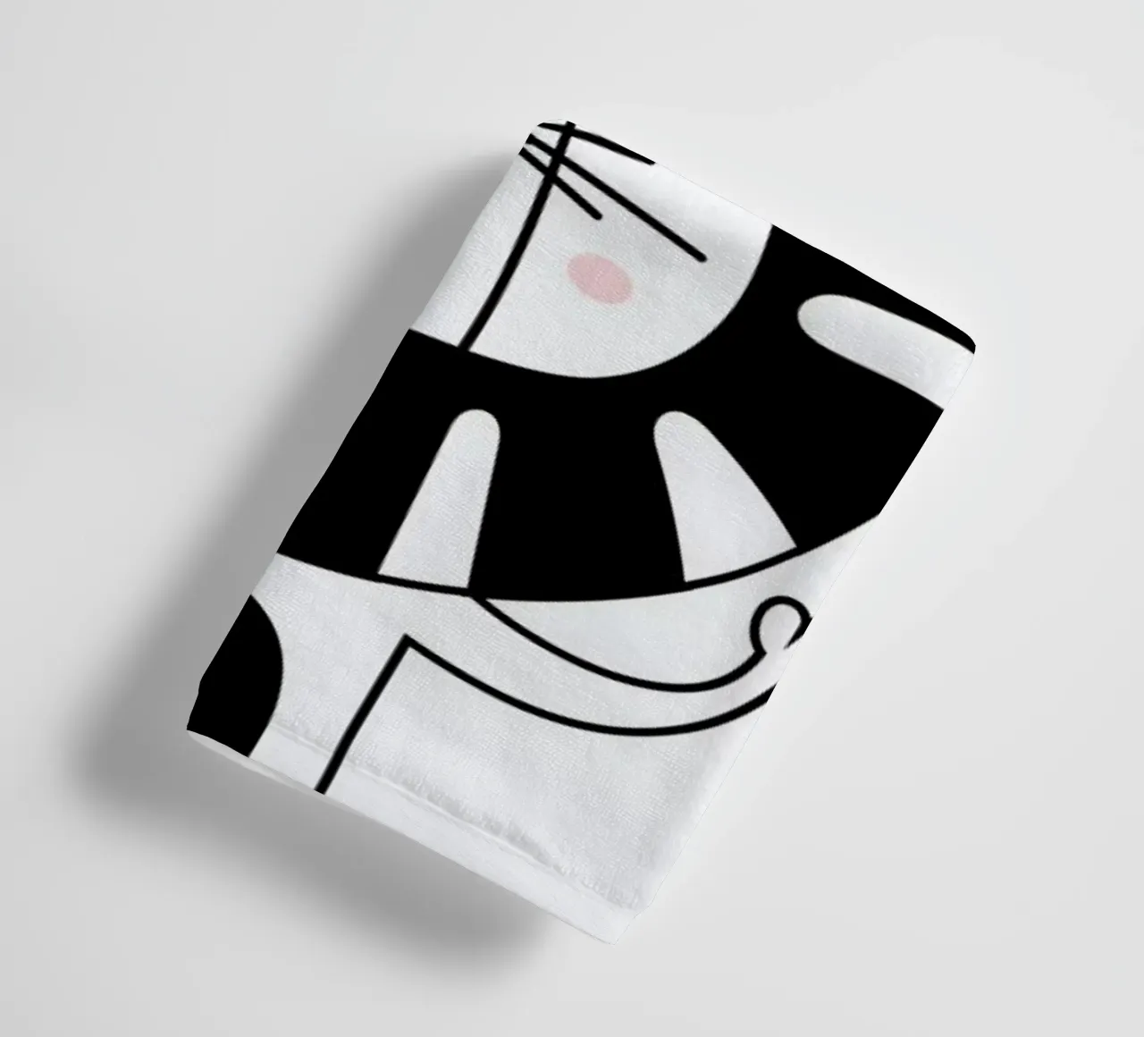 Happy Lion asciugamano da bagno da Little Flourishes