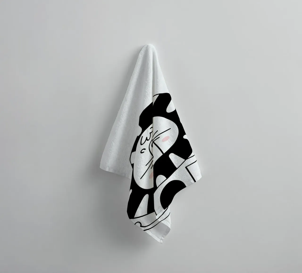 Happy Lion asciugamano da bagno da Little Flourishes