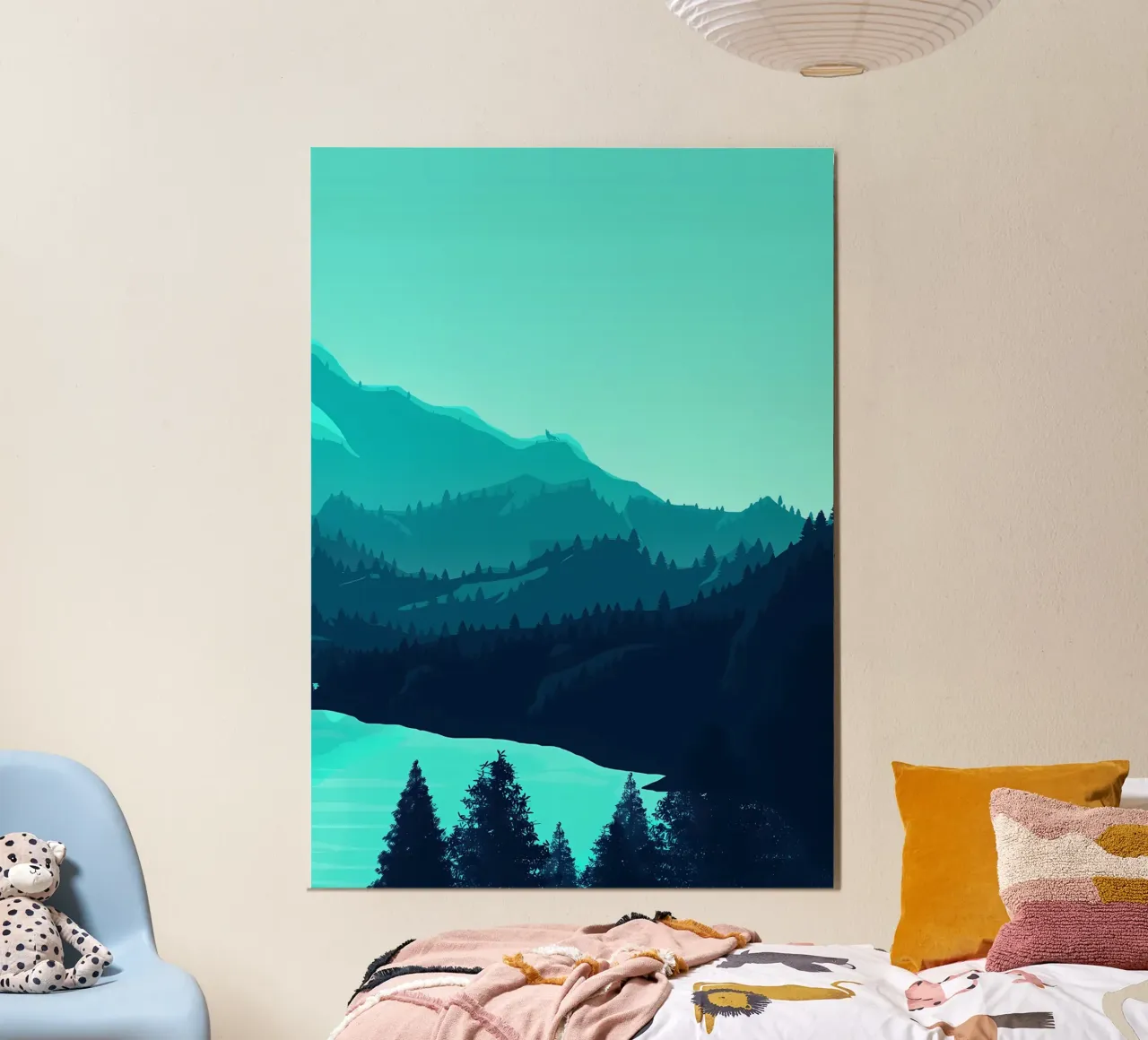 Paesaggista poster con telaio in plastica da Bartosz Powalka