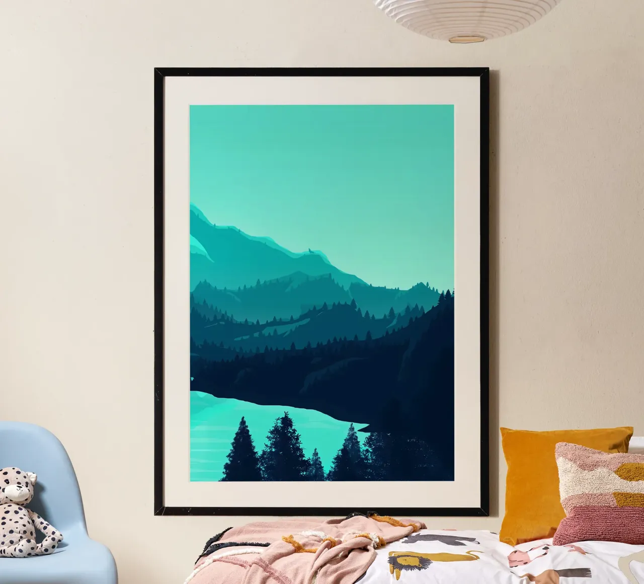Paesaggista poster con telaio in plastica da Bartosz Powalka
