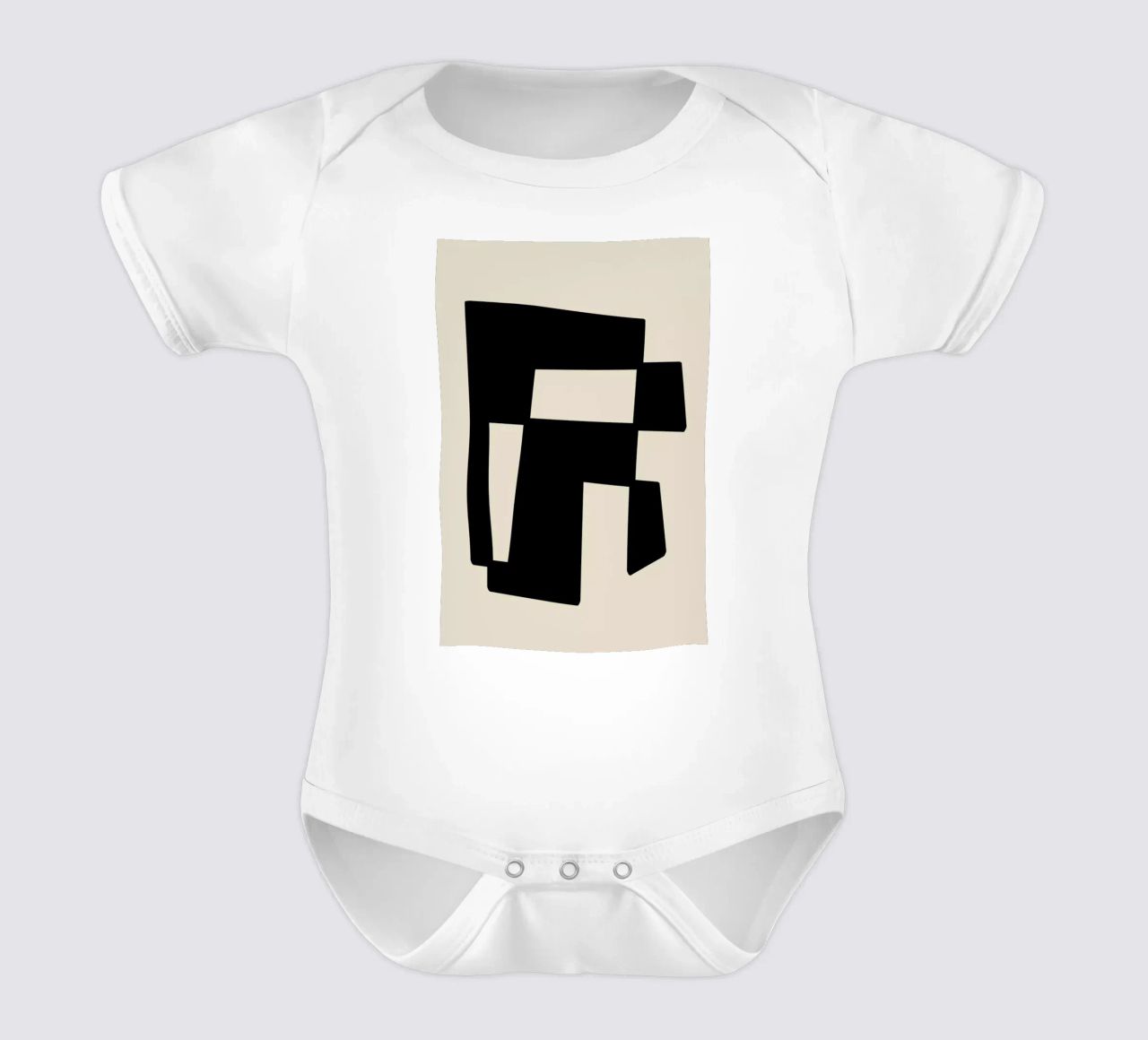 Structure Kurzarm Babybody von Graphite