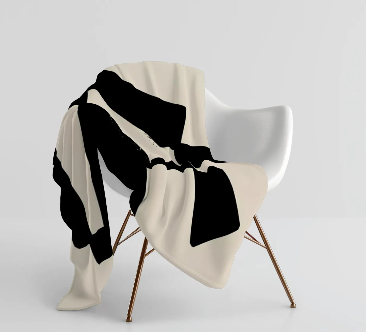 Structure fleecedeken van Graphite