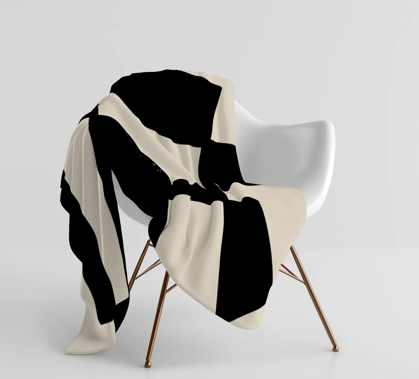 Structure fleecedeken van Graphite