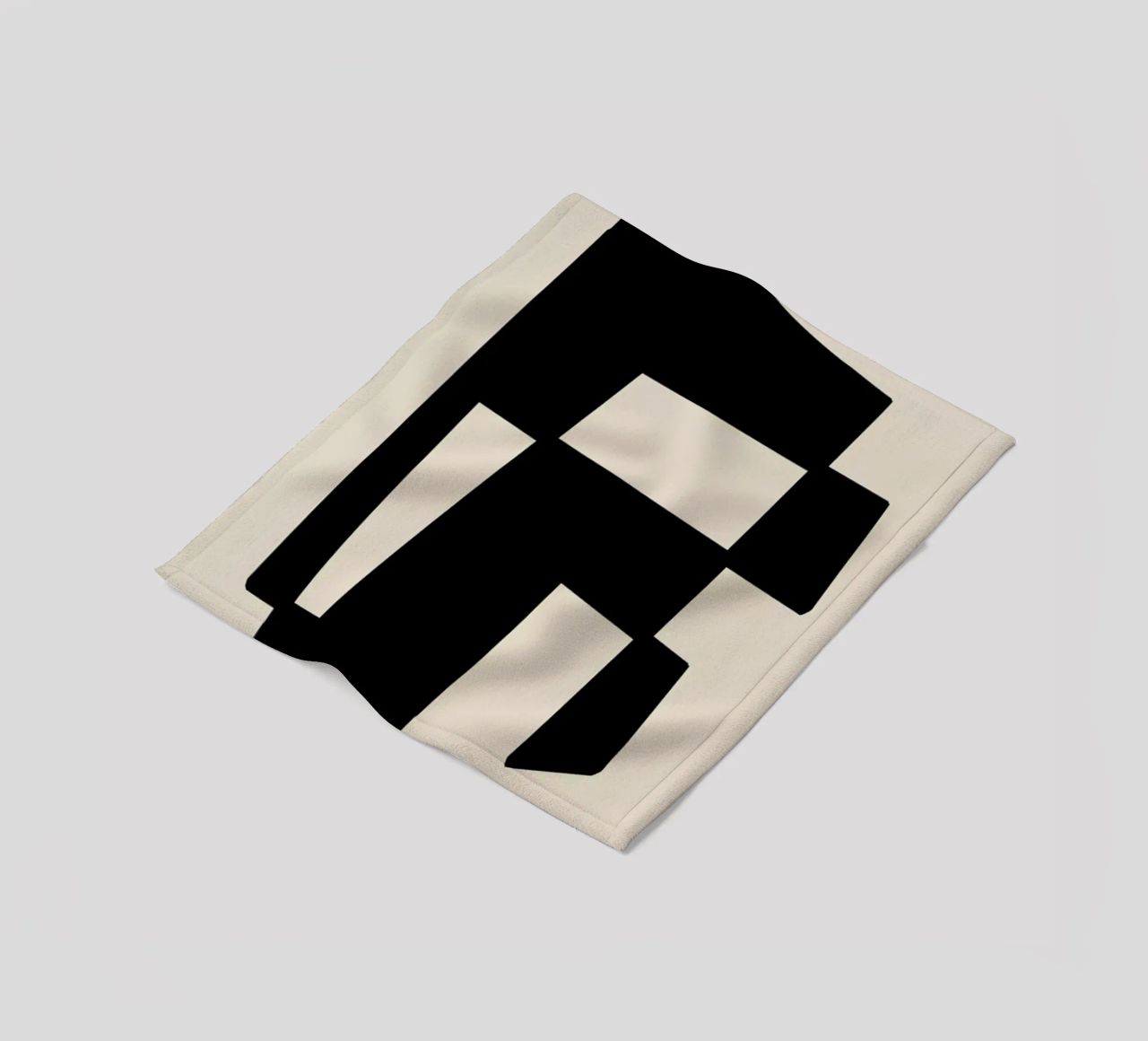 Structure Fleecedecke von Graphite